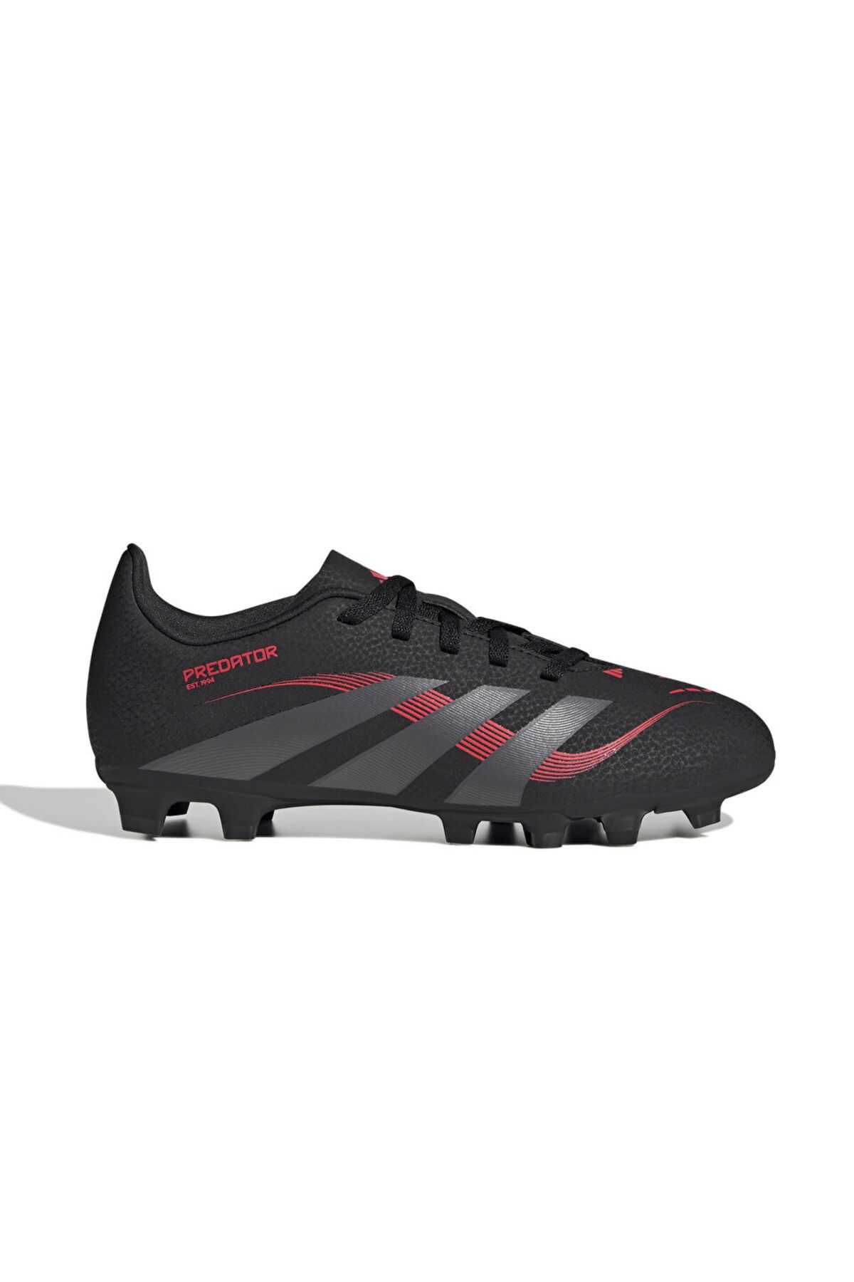 adidas Predator Club Fg/Mg J Genç Çim Zemin Kramponu ID3812 Siyah