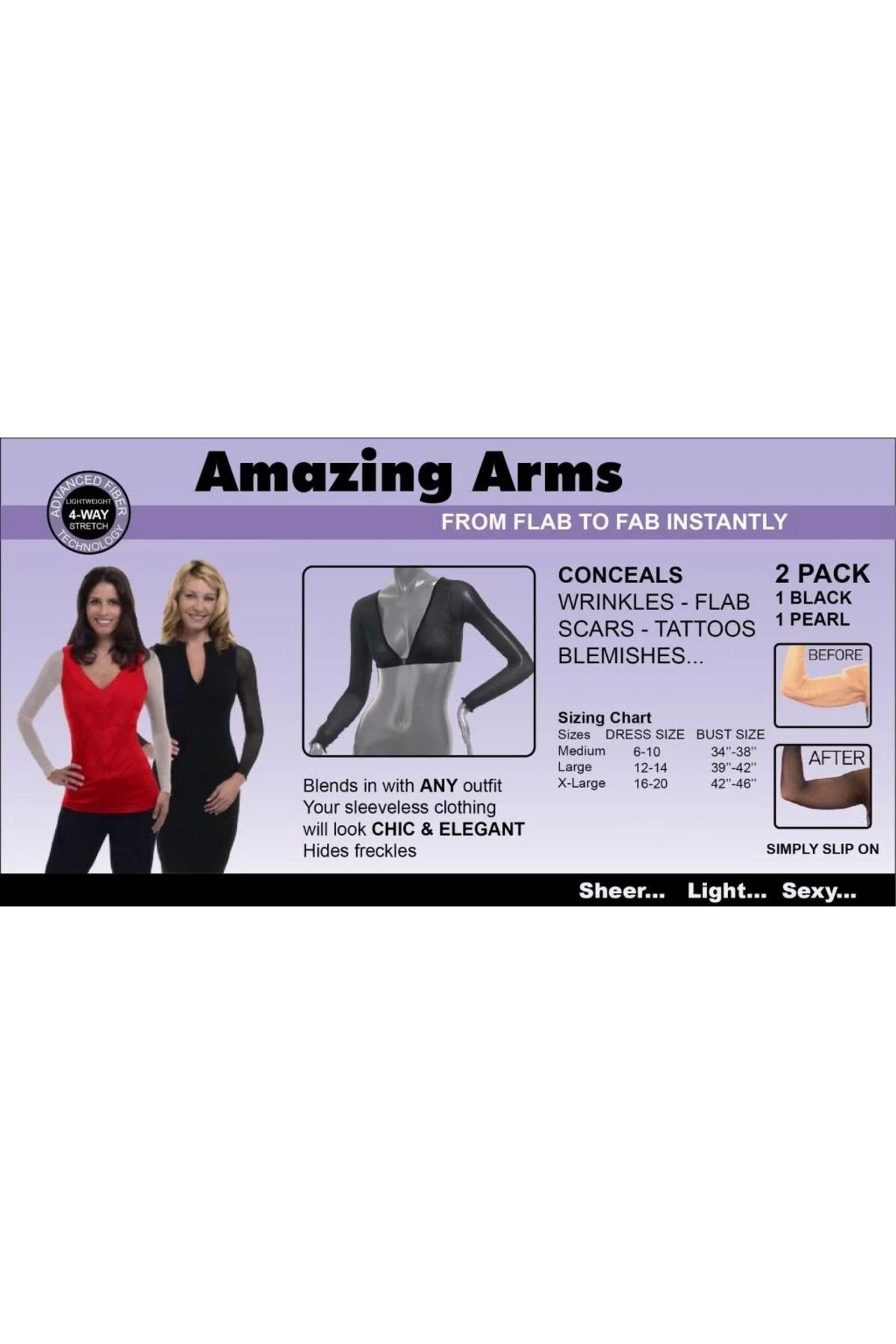 ÇERÇİCİ Amazing Arms  Dekolte Kapatıcı