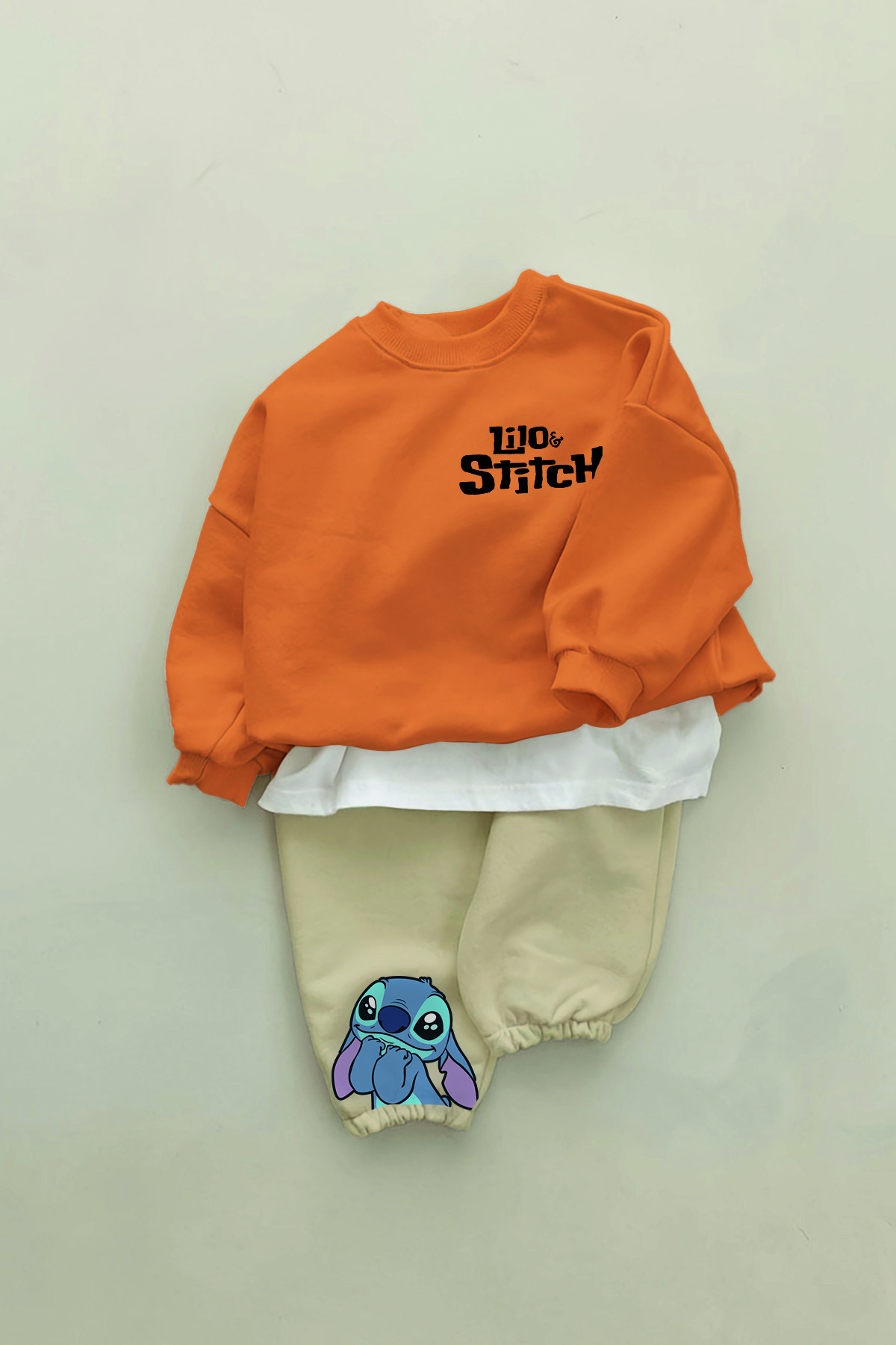 ADABEBEK Lilo Stitch Premium Printed 2-Piece Baby Set - 23260 23261