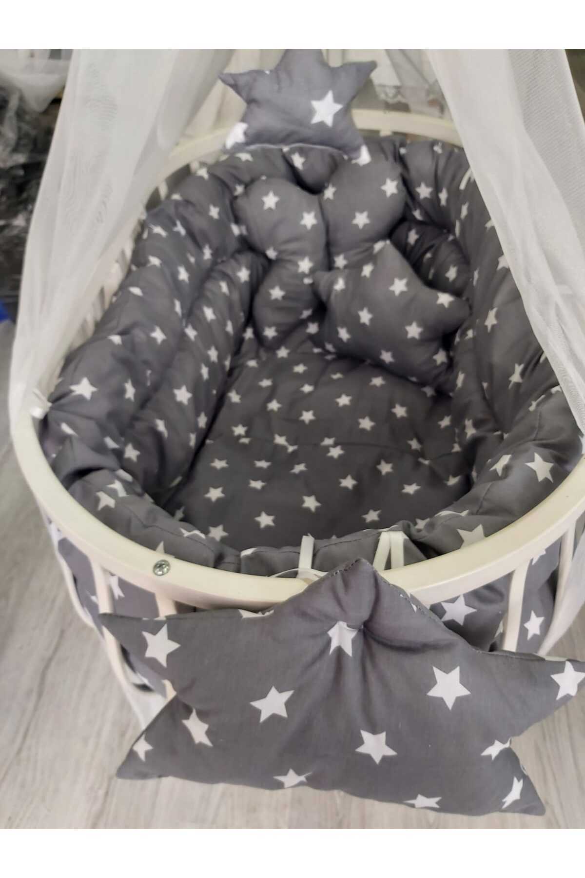 babyen1 GRİ Yıldızlı Yankoruma SETİ