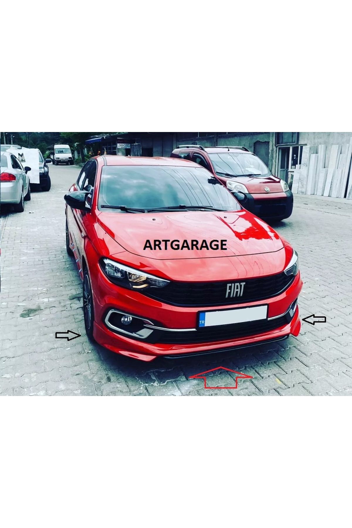 Bodykitartgarage FİAT EGEA (2013-2023) FULL BODYKİT-FİBERGLASS-BOYASIZ