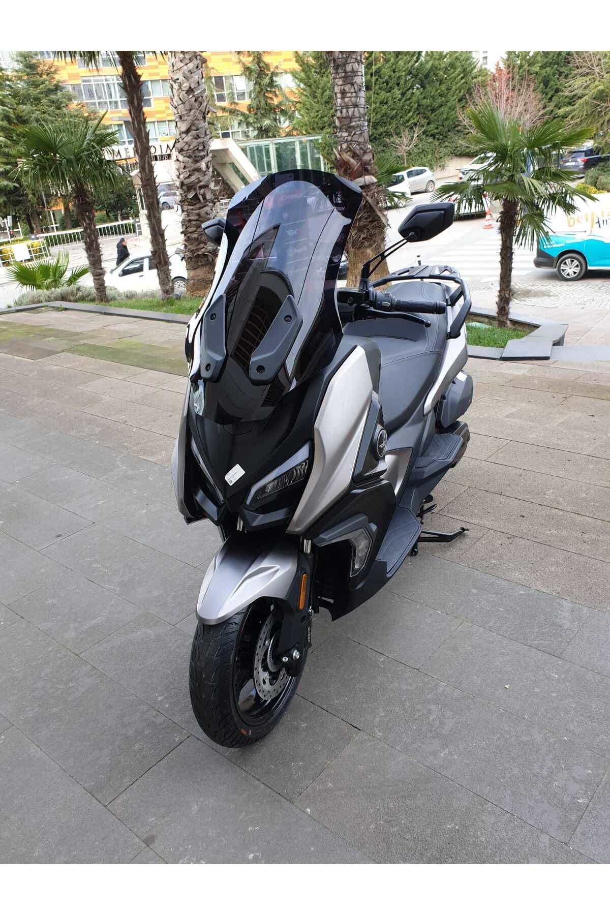 QJ Fort 350 Siperlik Ön Cam 2023-2025 Model 74cm Siyah Renkli 4mm UZUN CAM