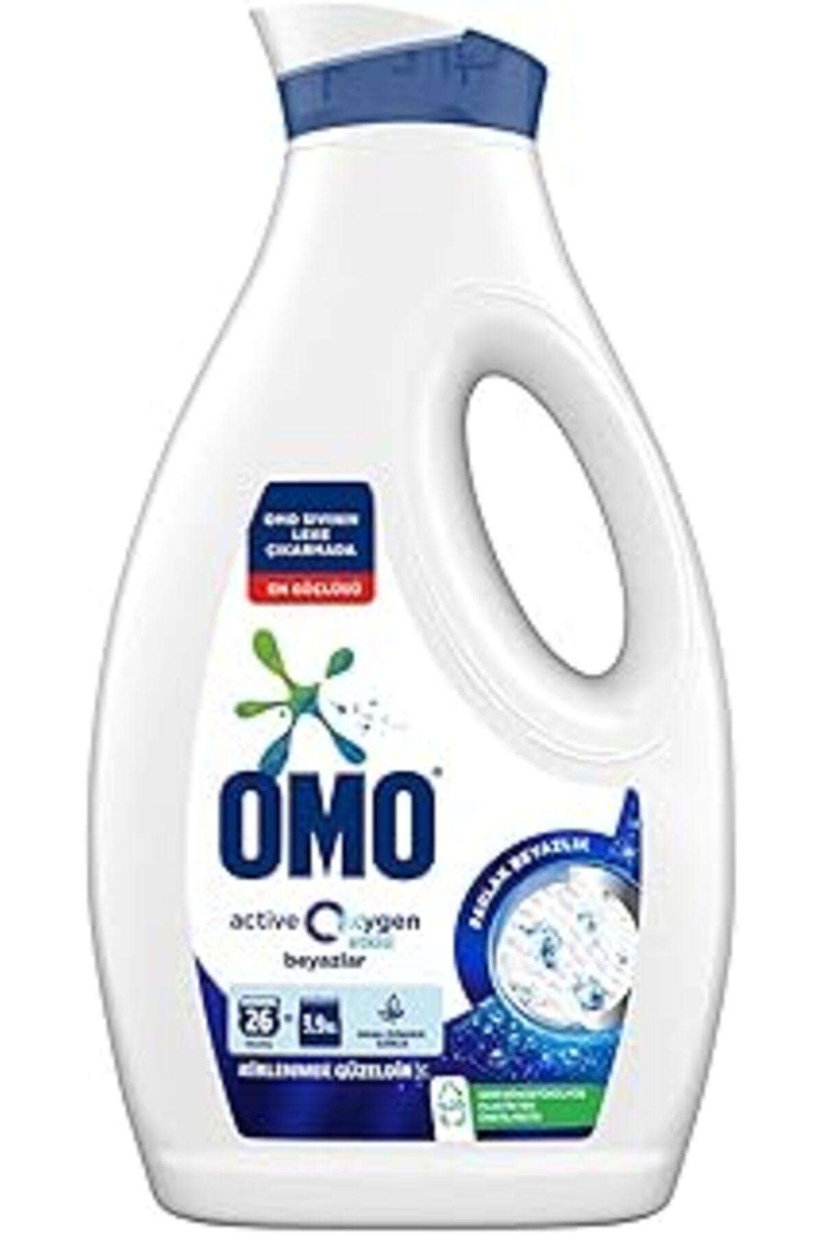 Cepahir Omo Active Oxygen Sıvı Çamaşır Deterjanı Beyazlar İÇin 1690 Ml