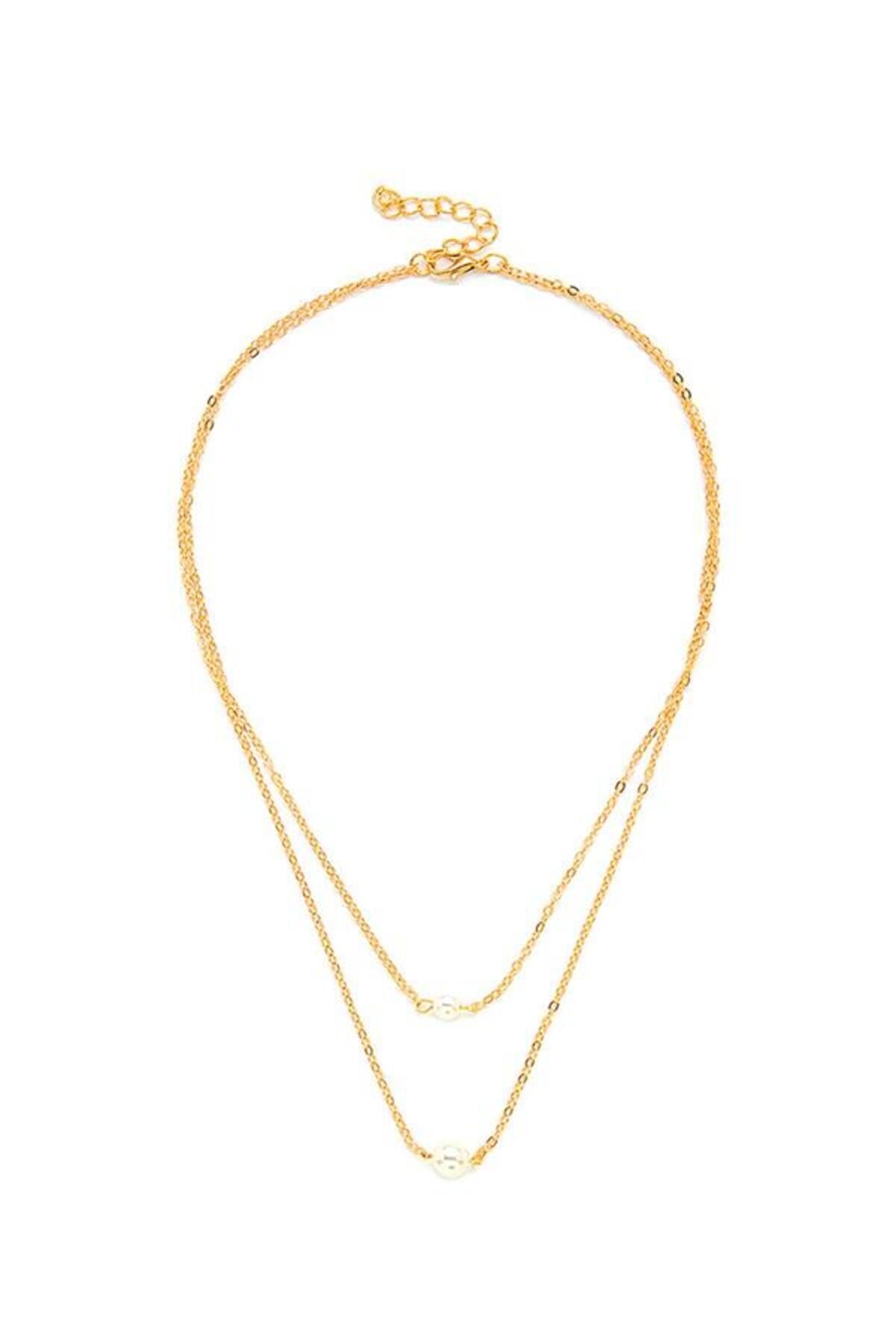 JEWELRY Çift Inci Kolye