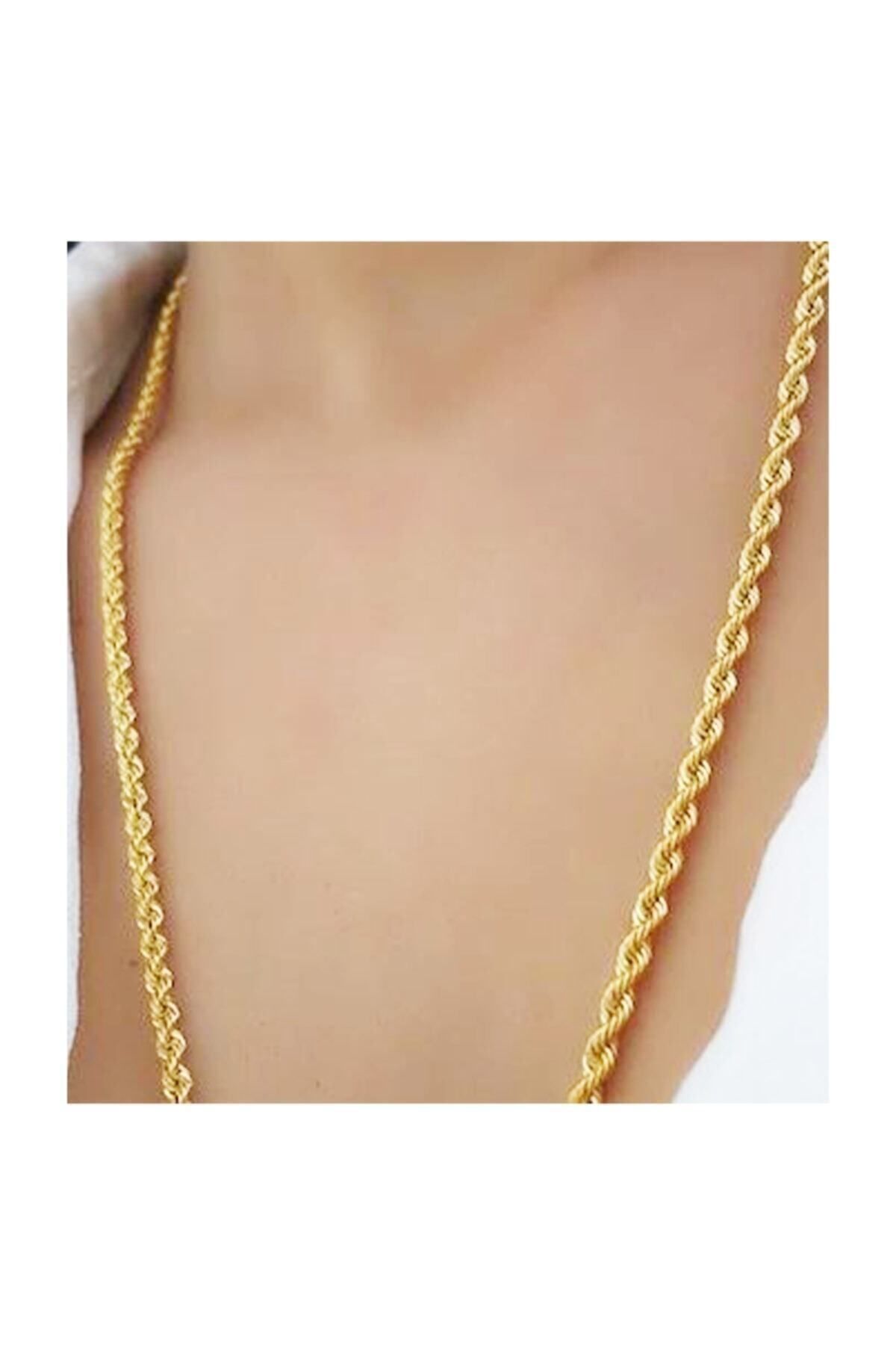 JEWELRY Halat Zincir 60 cm Altın Kaplama
