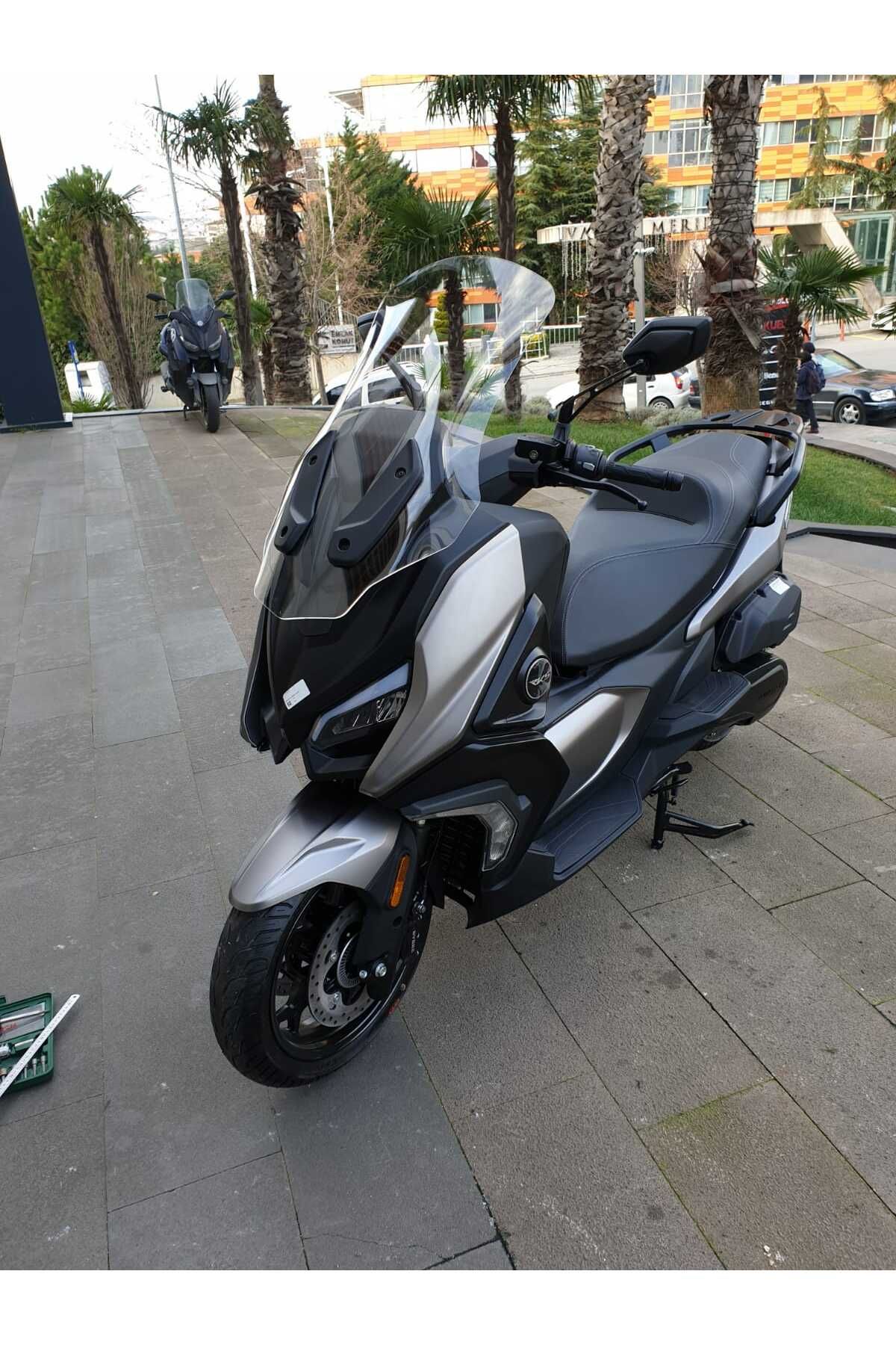 RKS Fort 250 Siperlik Ön Cam 2023-2025 Model 74cm Şeffaf Renkli 4mm UZUN CAM