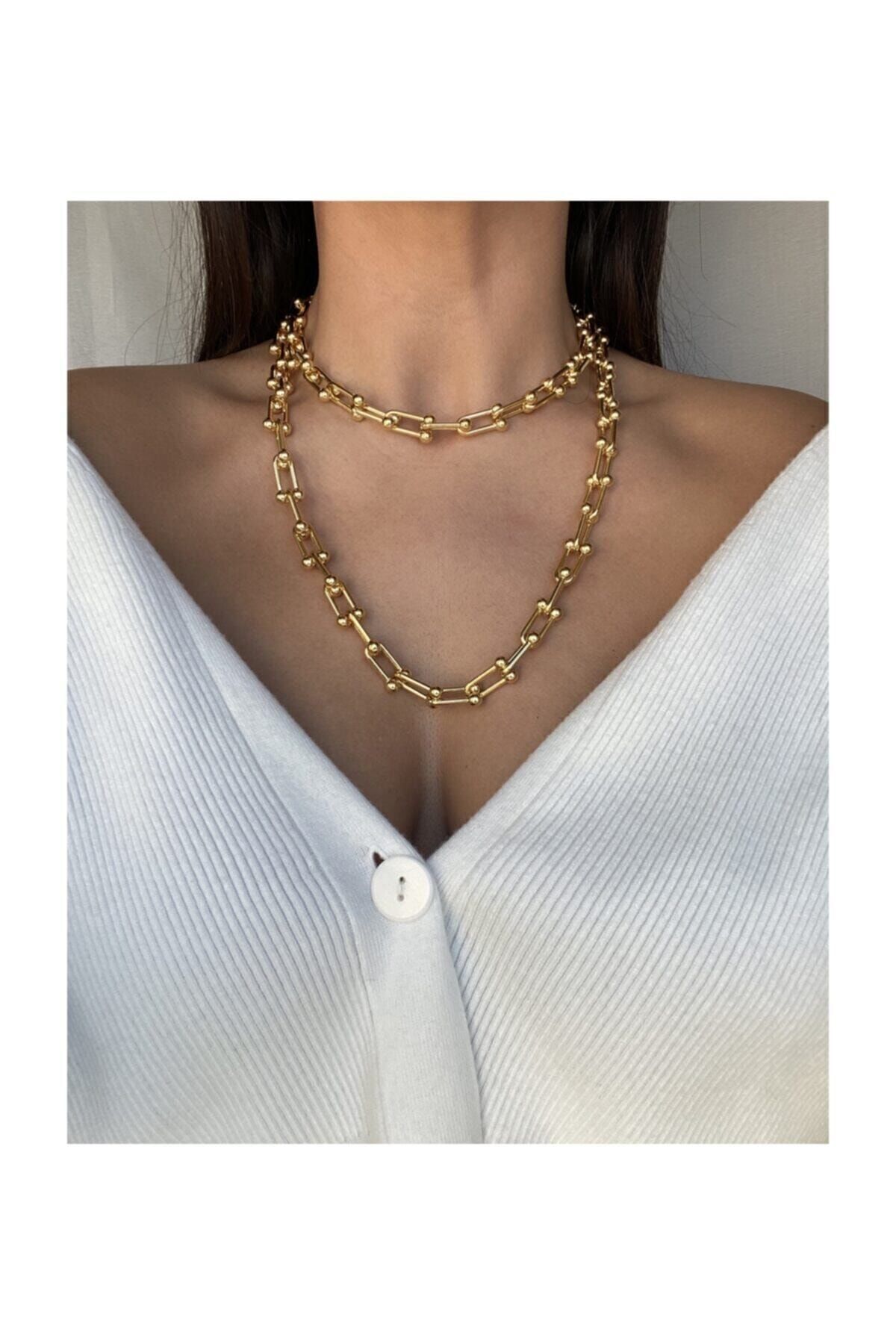 JEWELRY Kısa Kolye xoxo's Altın Kadın
