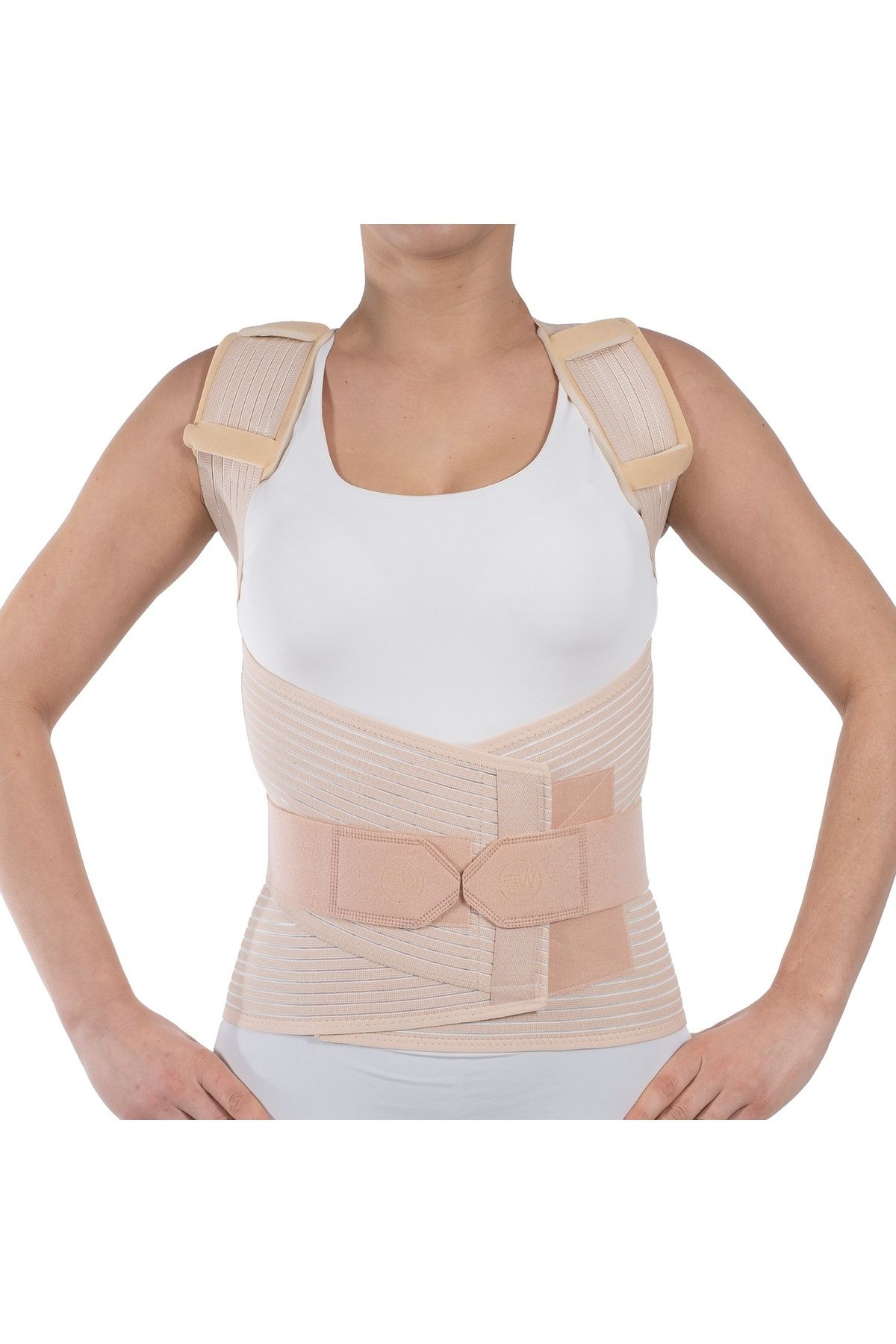 Wingmed-Beige Dorselomber Corset - S-6Xl (W406) 1