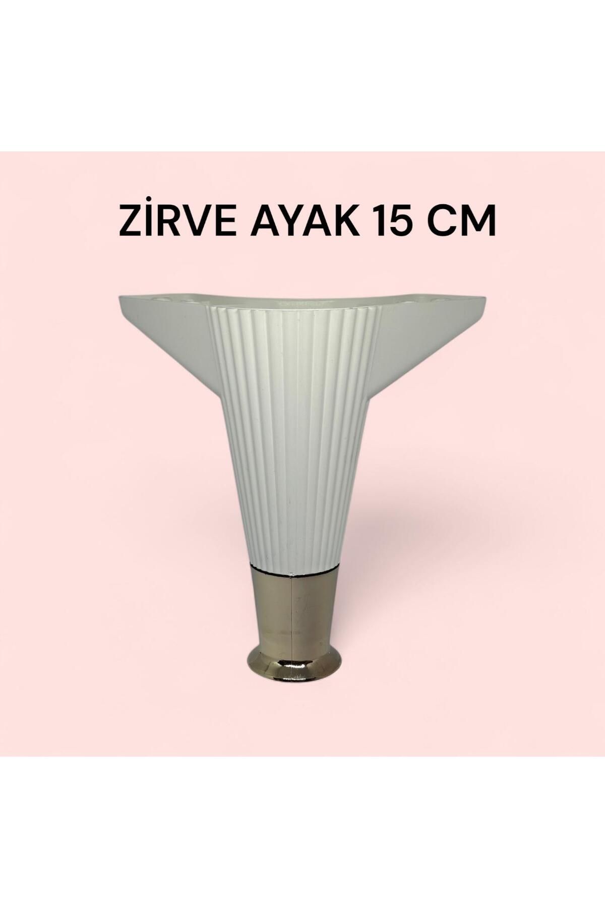 shop ZİRVE AYAK 15 CM BEYAZ MOBİLYA , TV ÜNİTESİ , DOLAP , KOLTUK , KANEPE , BAZA AYAĞI (SERT PLASTİK)