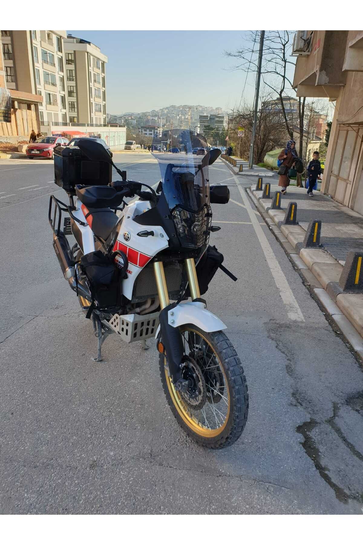 Yamaha Tenere Rall 700 Siperlik Ön Cam 2019 2025 Model 39cm Füme Renkli 4mm