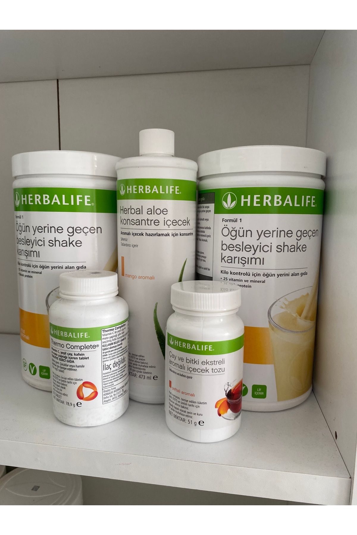 Herbalife Muzlu tam set 1001 herball sepeti mağazası ürünüdür