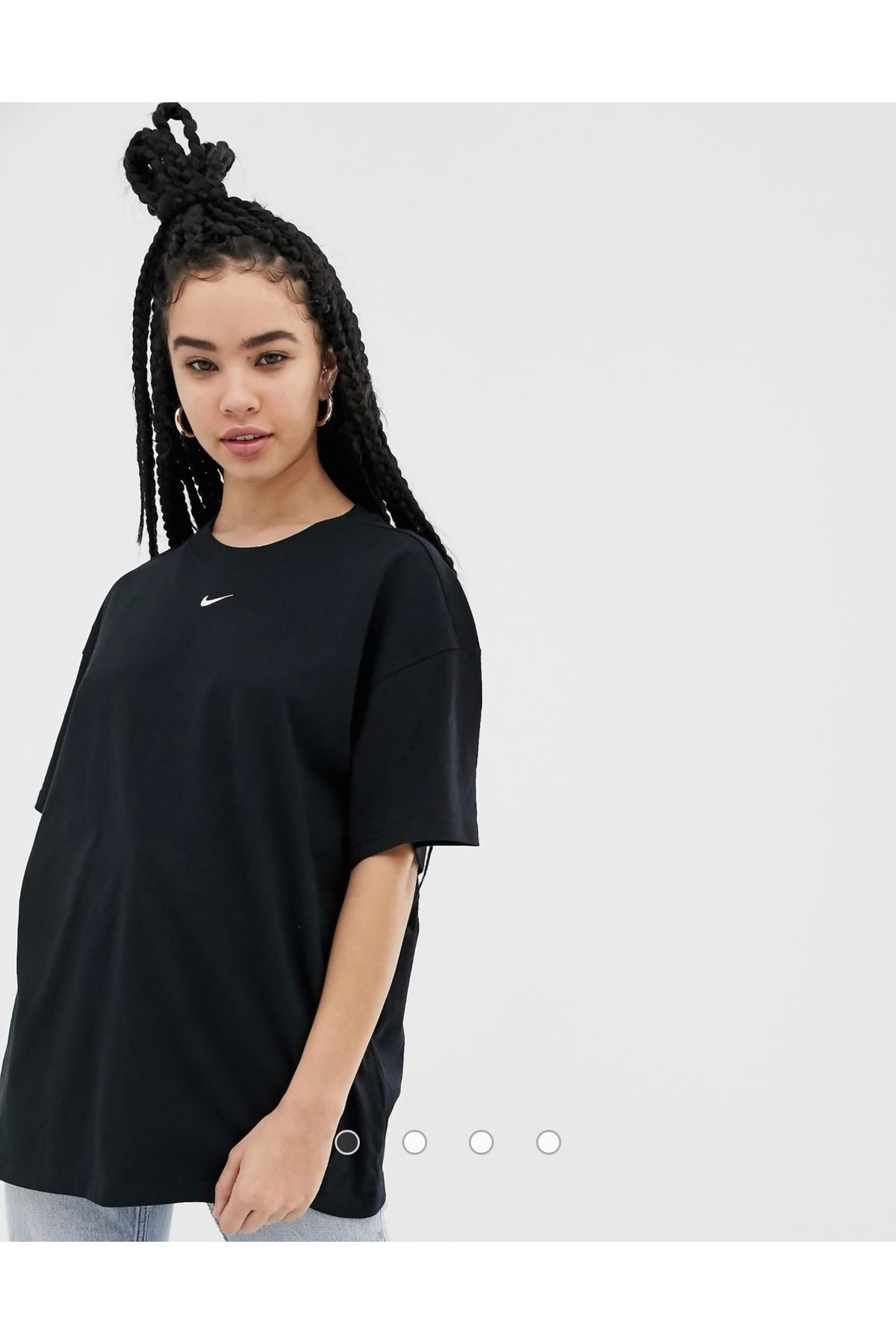 Nike-Navy Black Essential Boyfriend Women's T-Shirt 5