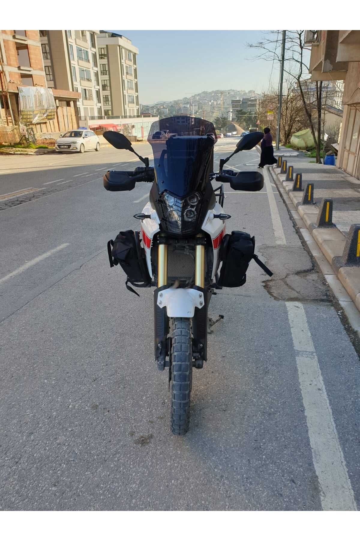 Yamaha Tenere Rall 700 Siperlik Ön Cam 2019 2025 Model 39cm Siyah Renkli 4mm