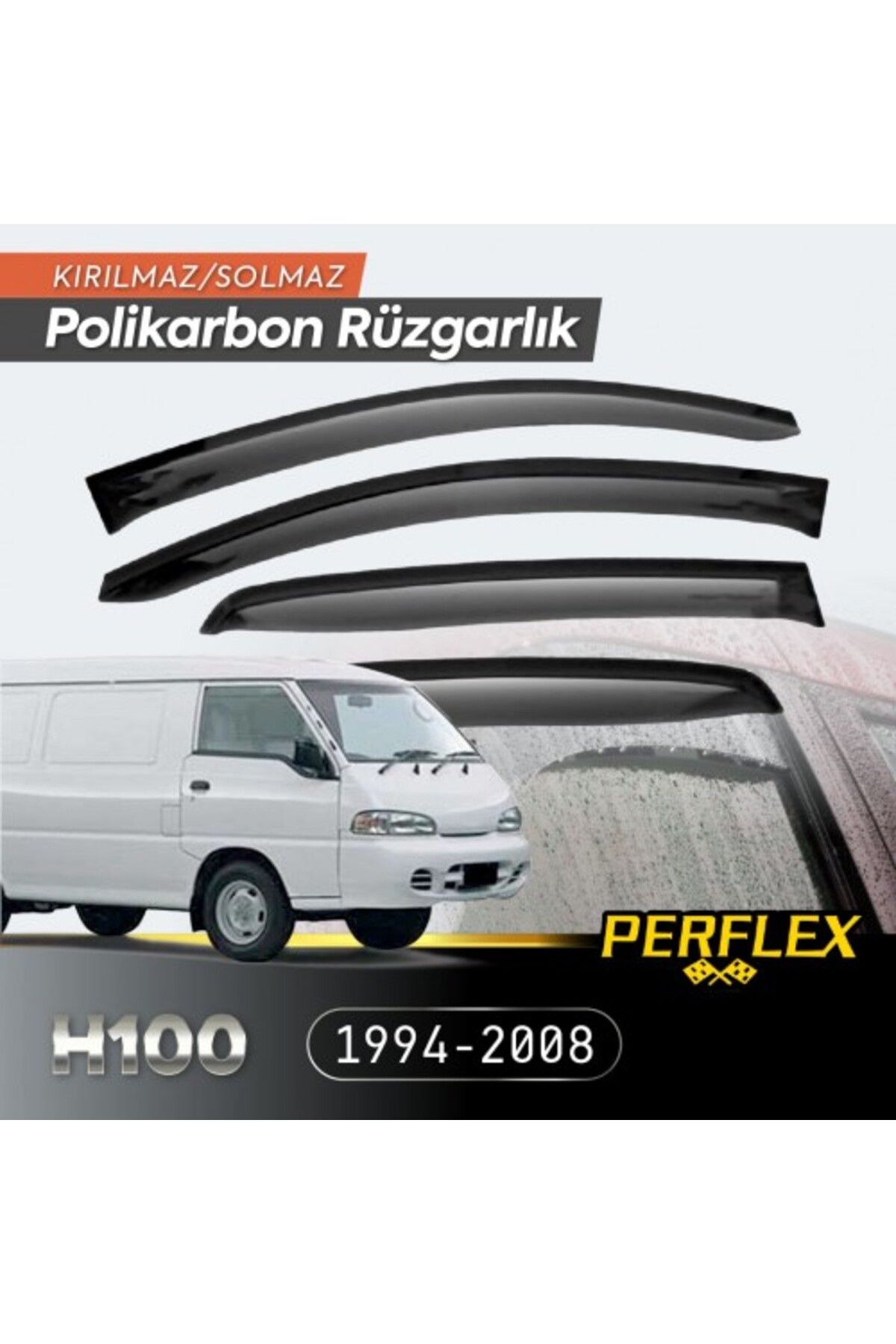 İsmiyle Al Hyundai H100 Minibüs 1994-2008 Cam Rüzgarlığı V2 Düz