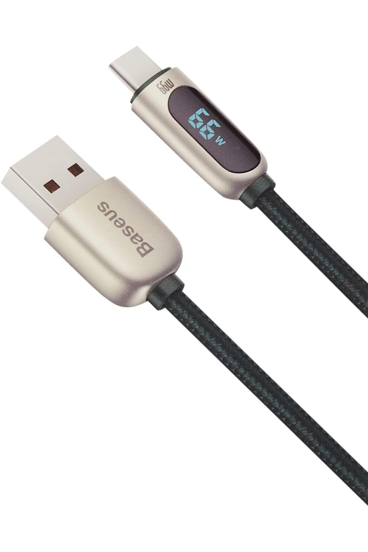 STOREMAX efshopx Display Hızlı Şarj Kablosu USB to Type-C 66W, 1m, Yeşil New Desing 1002192