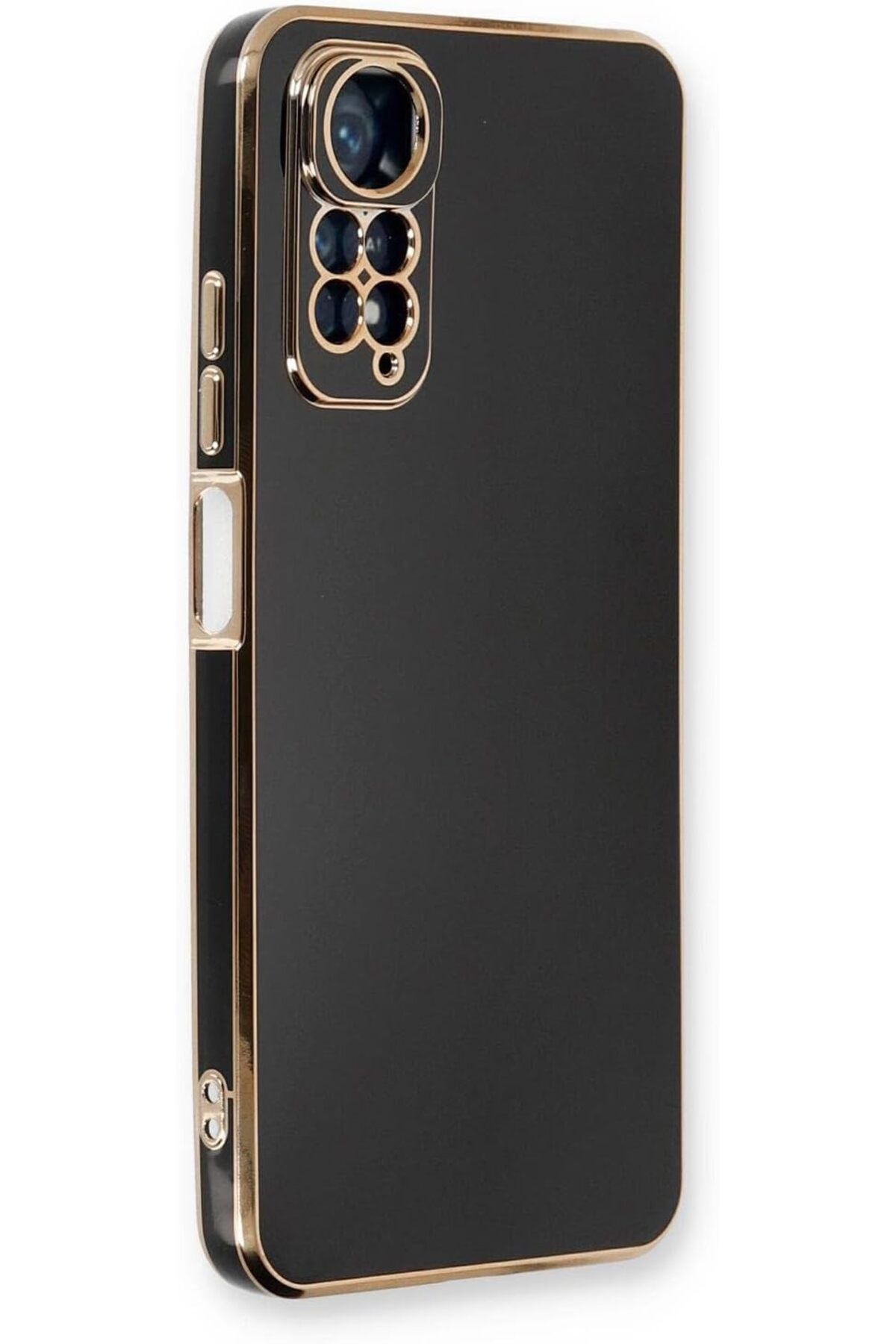 STOREMAX cmllashop Xiaomi Redmi Note 11 için Kılıf Olive Plated Siyah [Redmi Note 11 ile Uyumlu Kılıf -