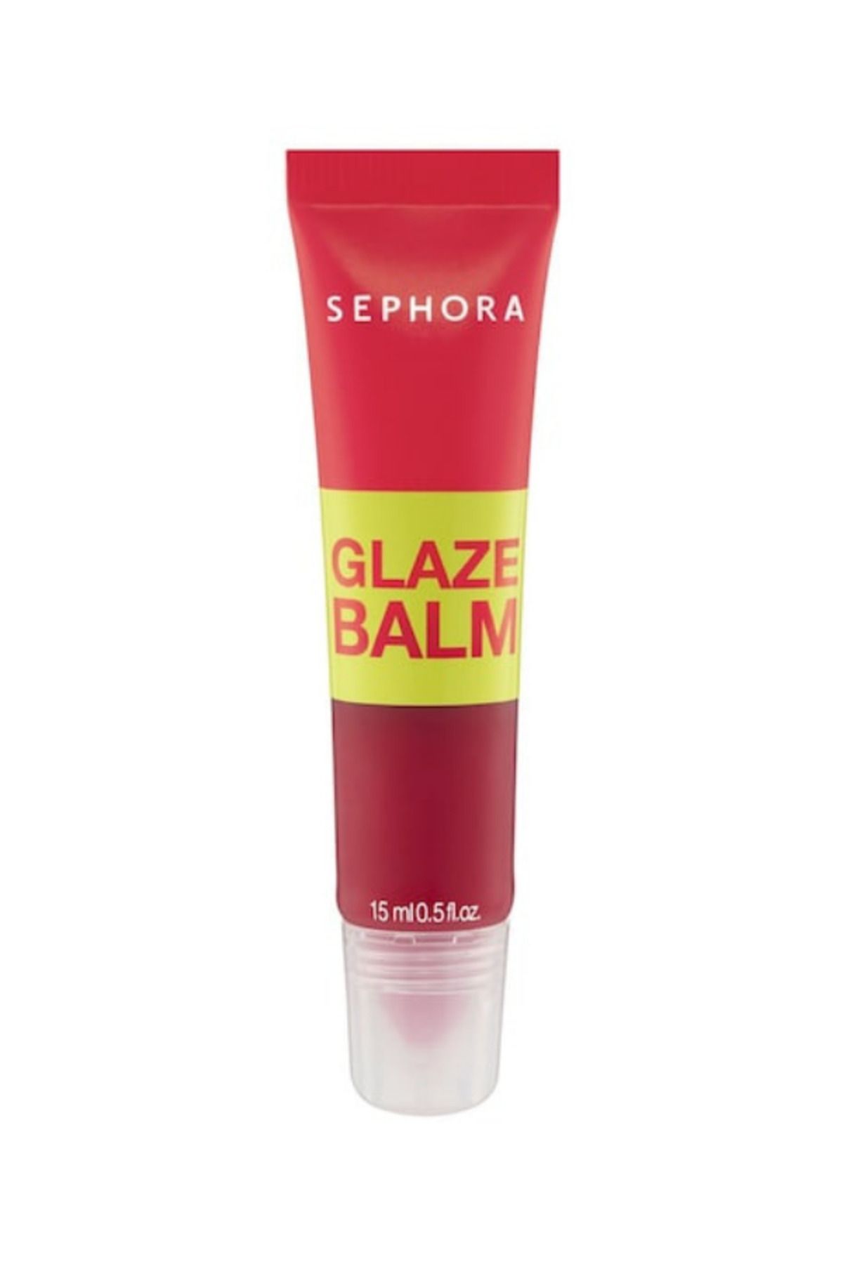 SEPHORA COLLECTION GLAZE BALM - Işıltılı parlaklık veren renkli dudak balsamı 04 Spicy pomelo (15 ml)