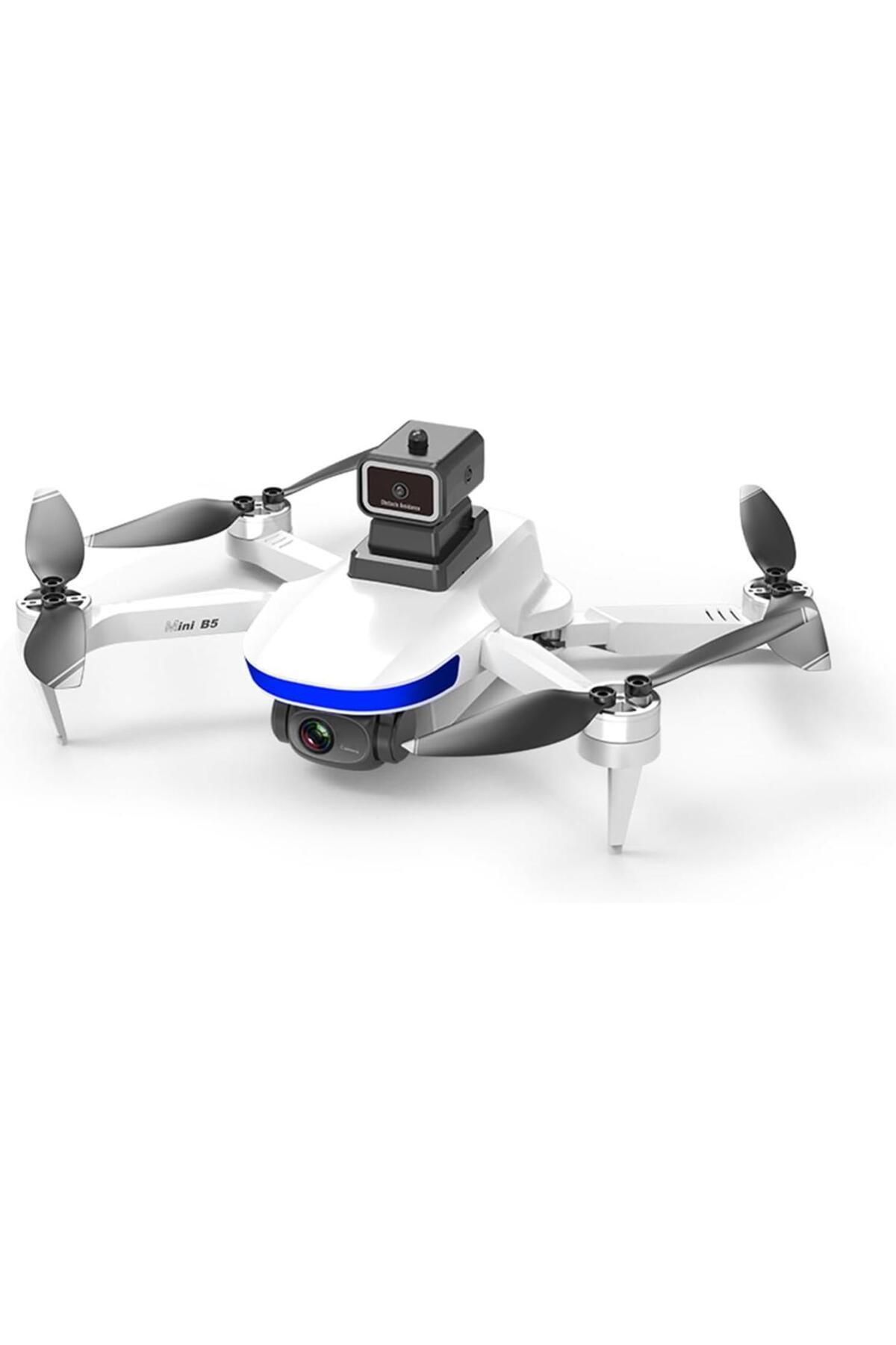 DroneEm x S5s Mini Drone 4k Çift Hd Kamera Engel Kaçınma Sensörü + Gps+ Fırçasız Rc Dron 3 Batarya