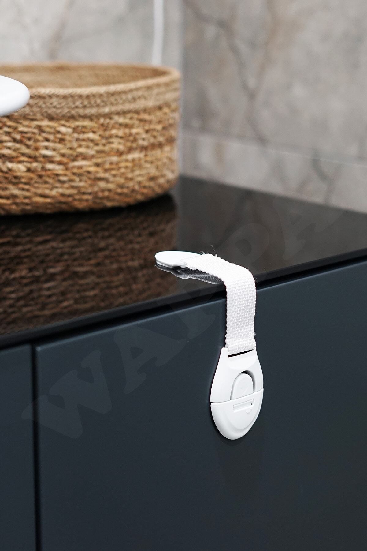 WAPPA 5 Adet Çekmece Dolap Ve Beyaz Eşya Güvenlik Emniyet Kilidi fotoğrafı 3 (önizleme)