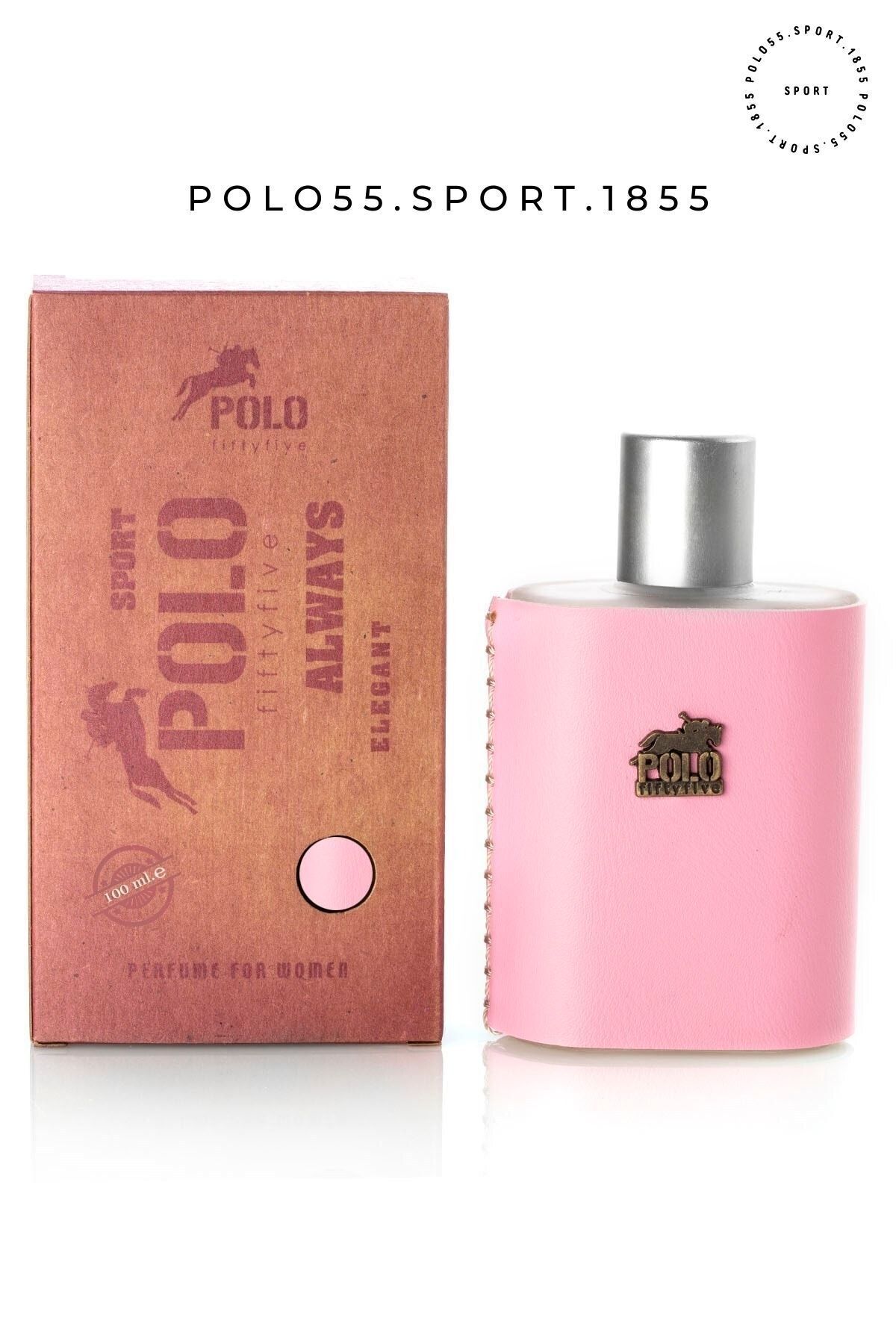 polo55.sport.1855 Pembe Derili 100 Ml Kadın Edc Parfüm P55pw001