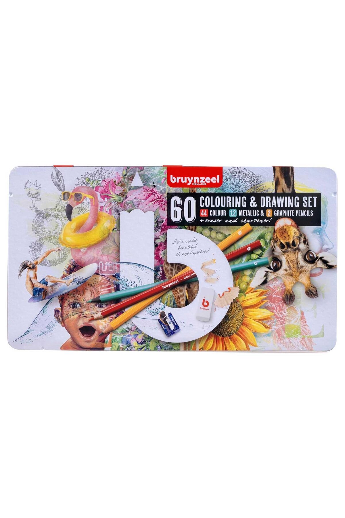 Bruynzeel Colouring & Drawing Set Creative Artists 60'lı - Fiyatı