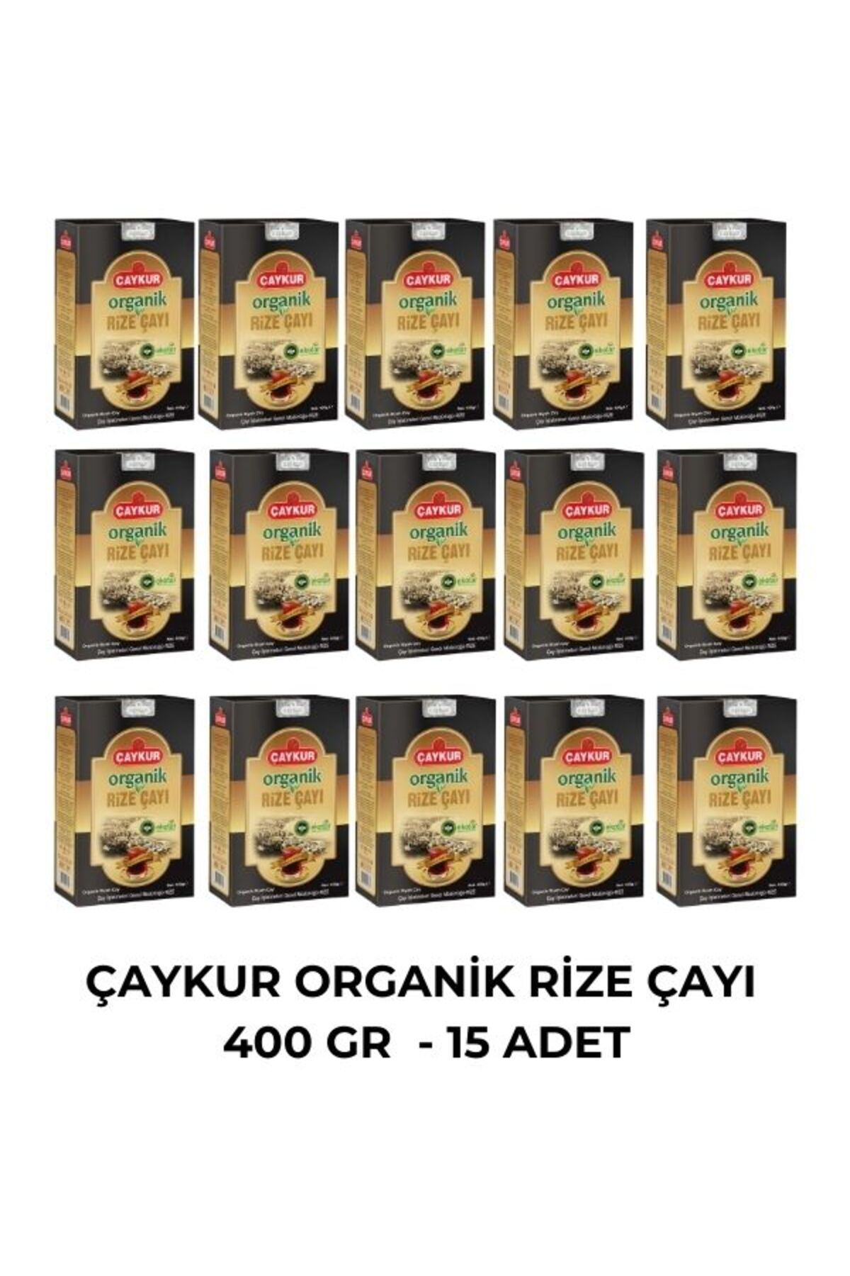 Çaykur ÇAYKUR ORGANİK RİZE ÇAYI 400 GR - 15 ADET