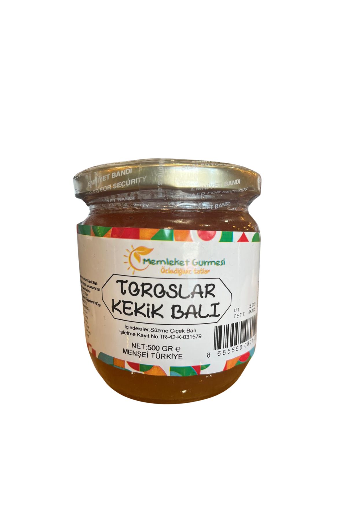 MEMLEKET GURMESİ Toroslar Kekik Balı 500 gr MG