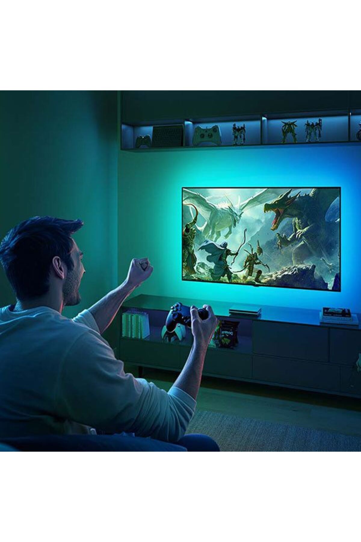 Goove-Govee AI Sync Box HDMI 2.1 with strip ligth for 55-65"TV MAX 2