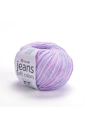 Yarnart JEANS SOFT COLORS - EBRULİ EL ÖRGÜ İPİ EBRULİ-6205