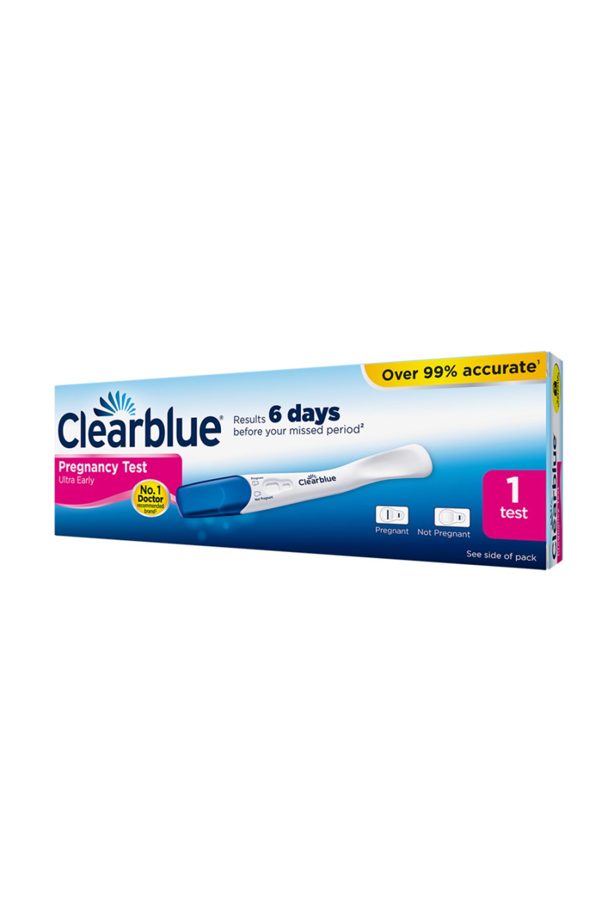 clear blue-6 Days Early Pregnancy Test 1S 1