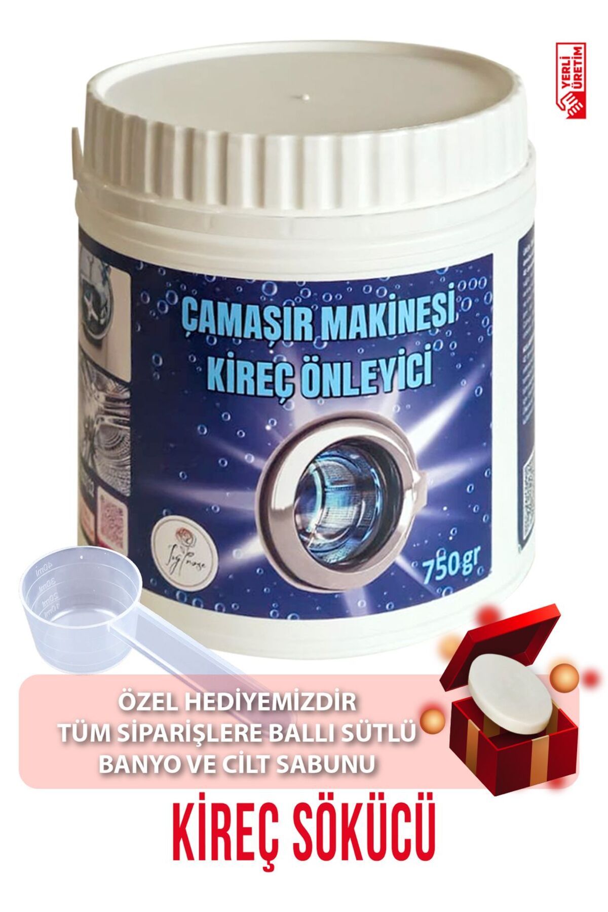 IVY ROSE Çamaşır Makinesi Kireç Sökücü 750 gr