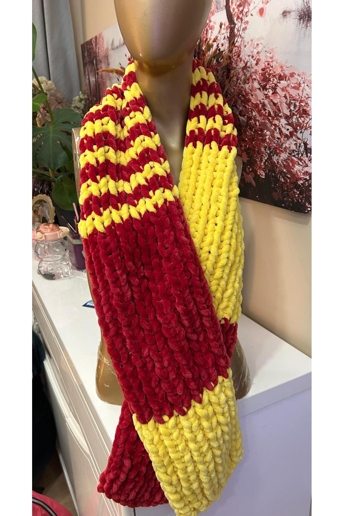 PERA KNITTING ART GS FAN روسری برای عاشق