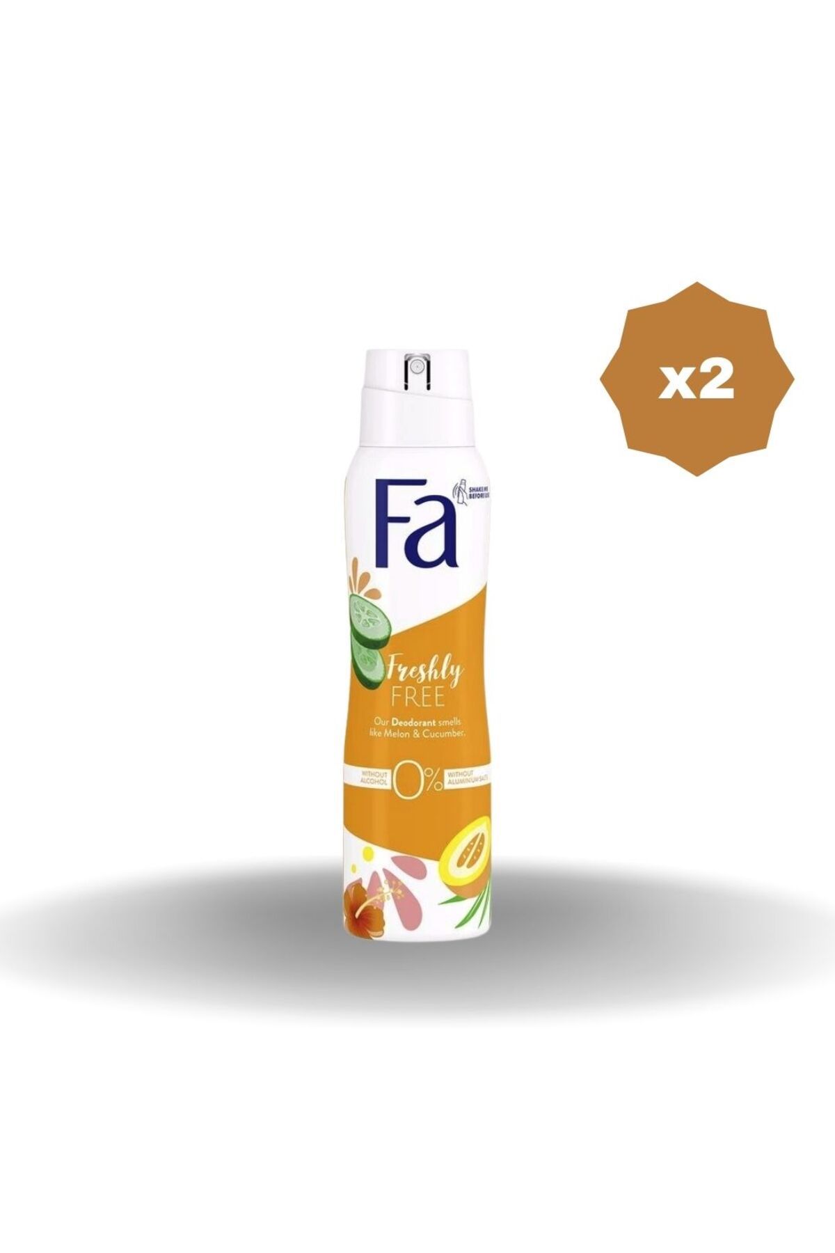 Fa DEO FRESHLY FRESH&FREE CUCUMBER&MELON 150 ML - (2 ADET)