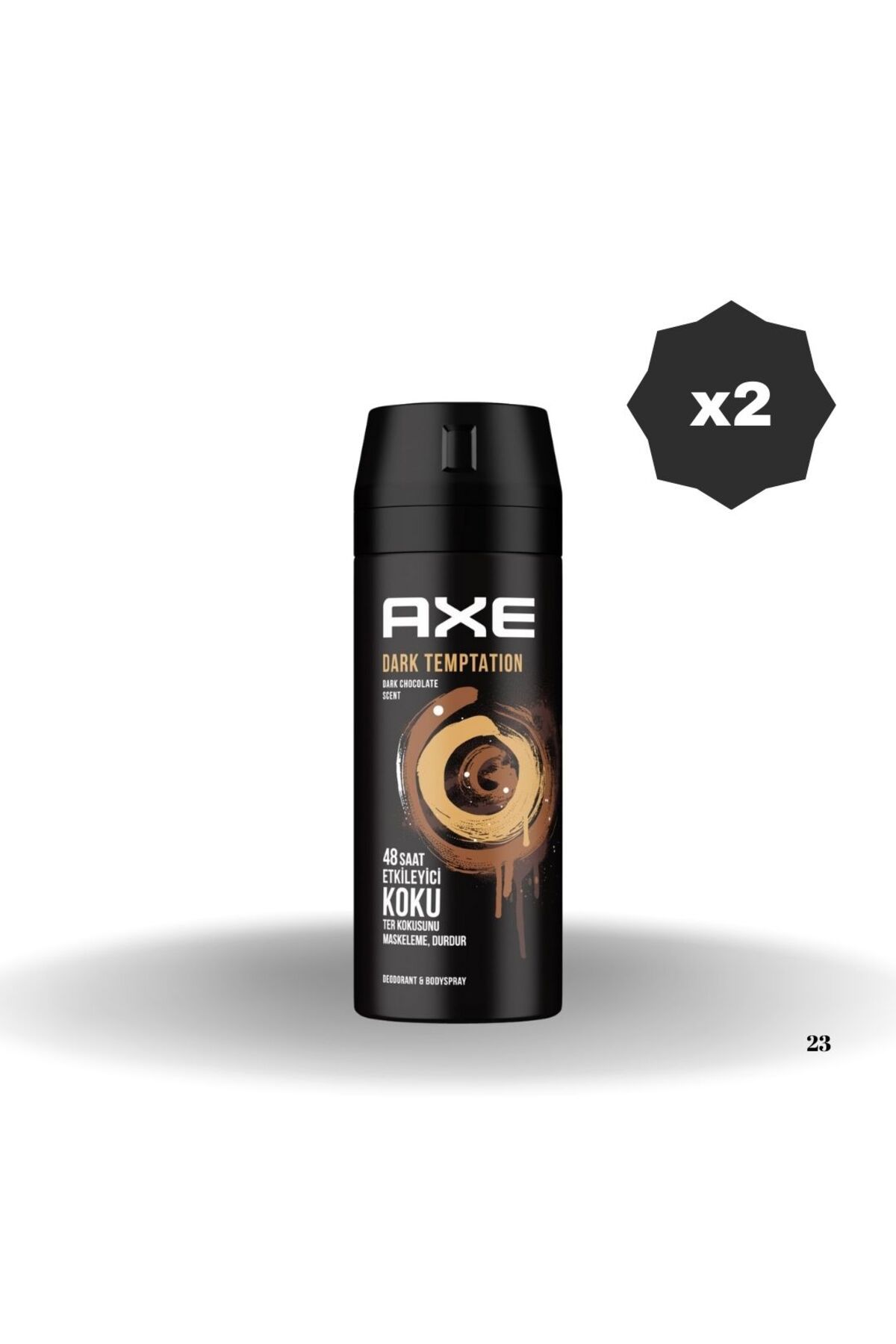 Axe DEODORANT DARK TEMPTATİON 150 ML - (2 ADET)