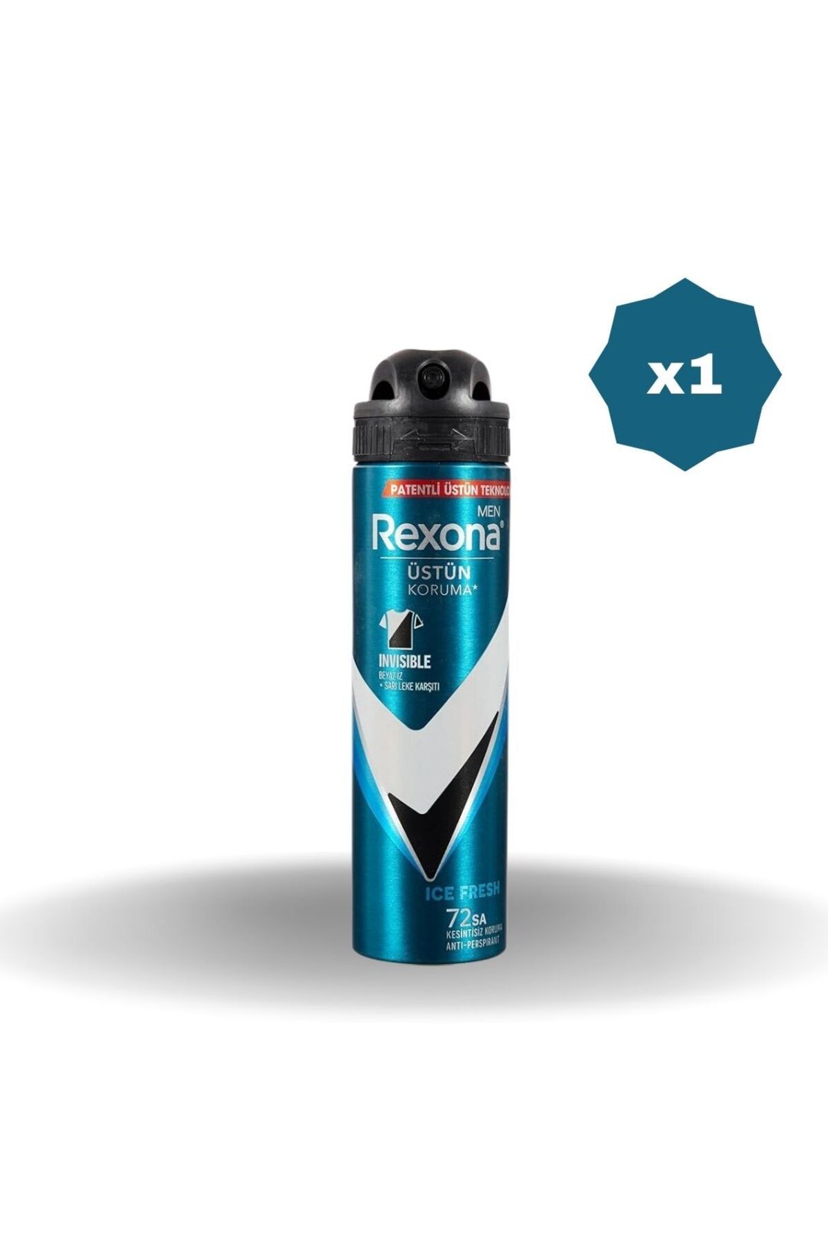 Rexona DEO MEN ADV INVİSİBLE ICE SPR.D5 150 ML - (1 ADET)