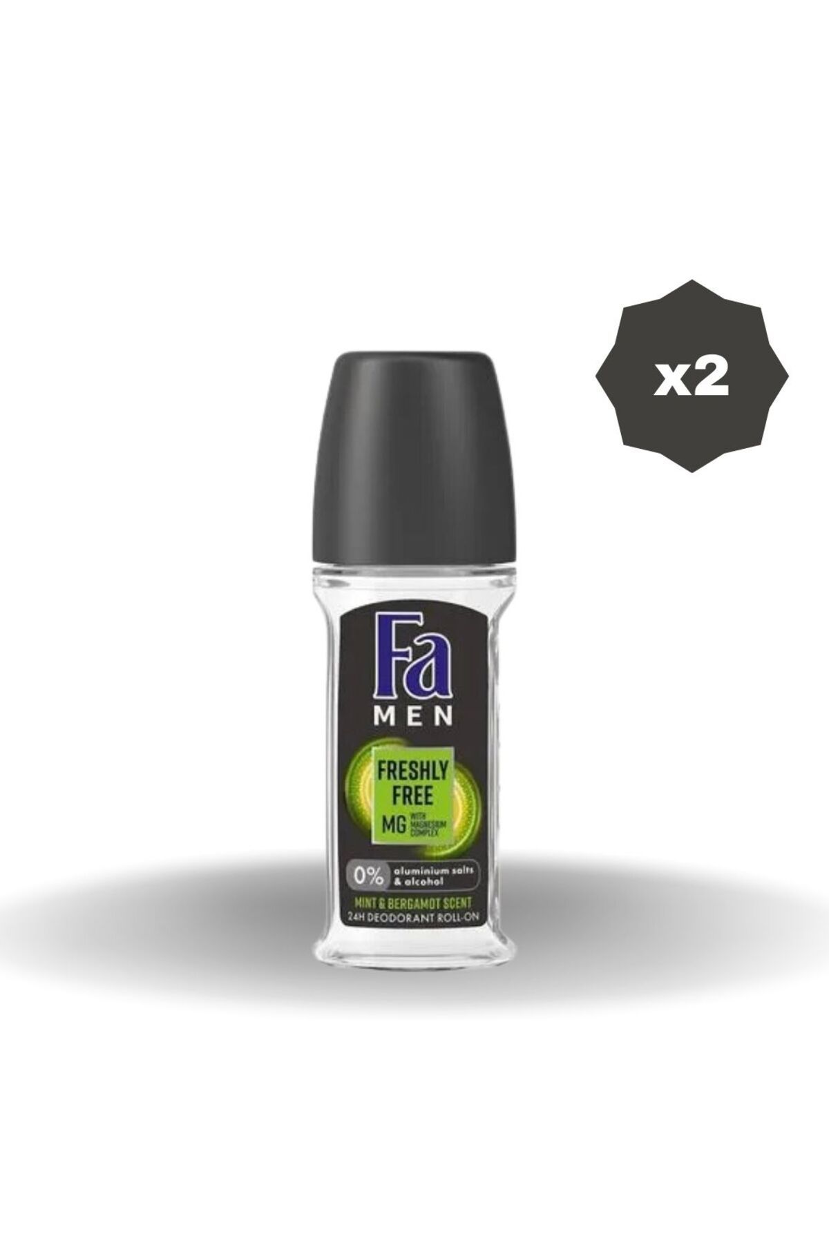 Fa FRESHLY FREE MINT&BERGAMOT ROLL-ON 50ML - (2 ADET)