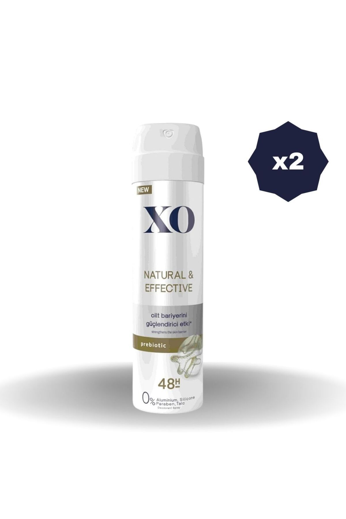 Xo DEO NATURAL&EFFECTIV WOMEN 150 ML - (2 ADET)