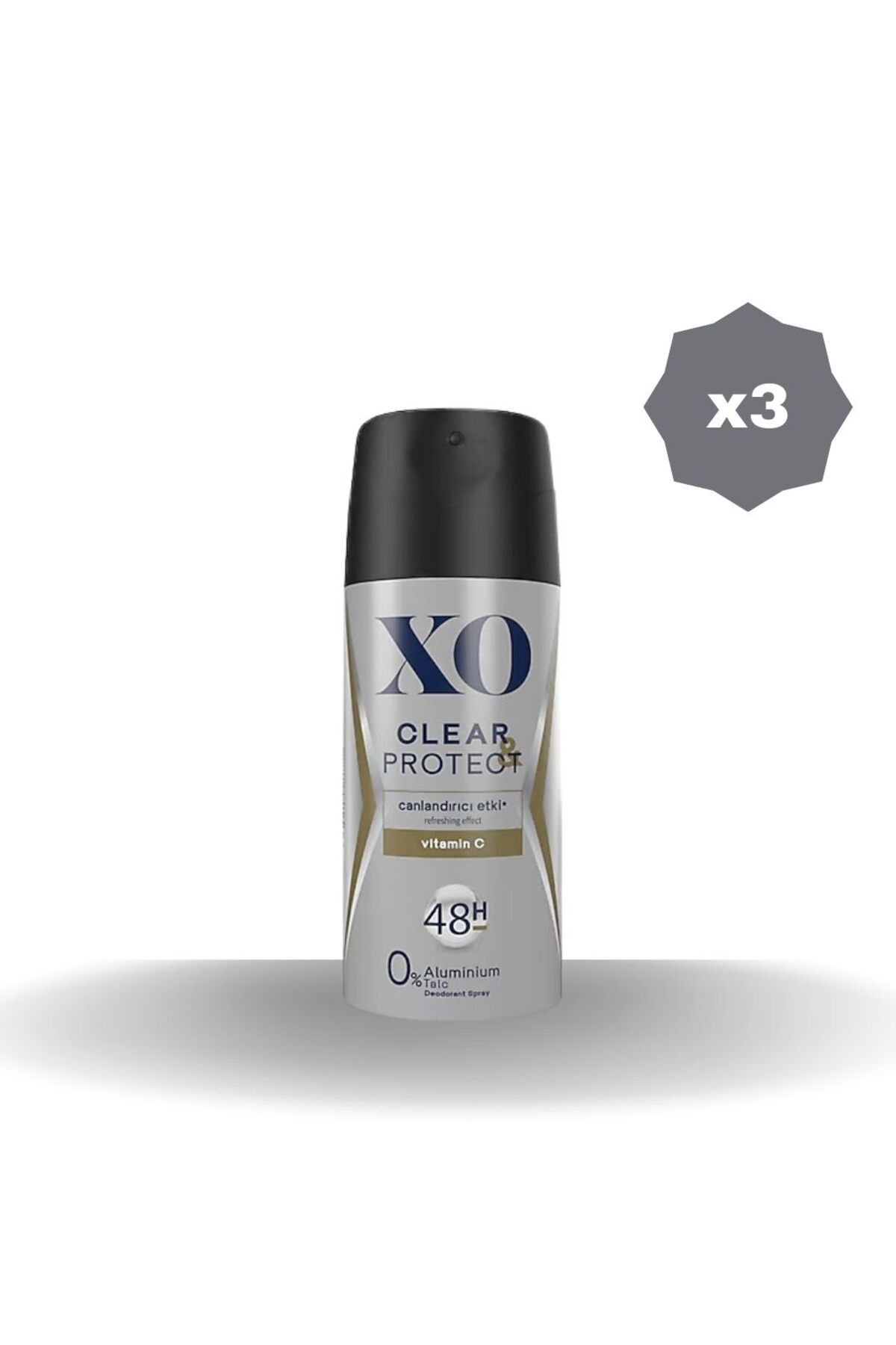 Xo DEO CLEAR&PROTECT MEN 150 ML - (3 ADET)