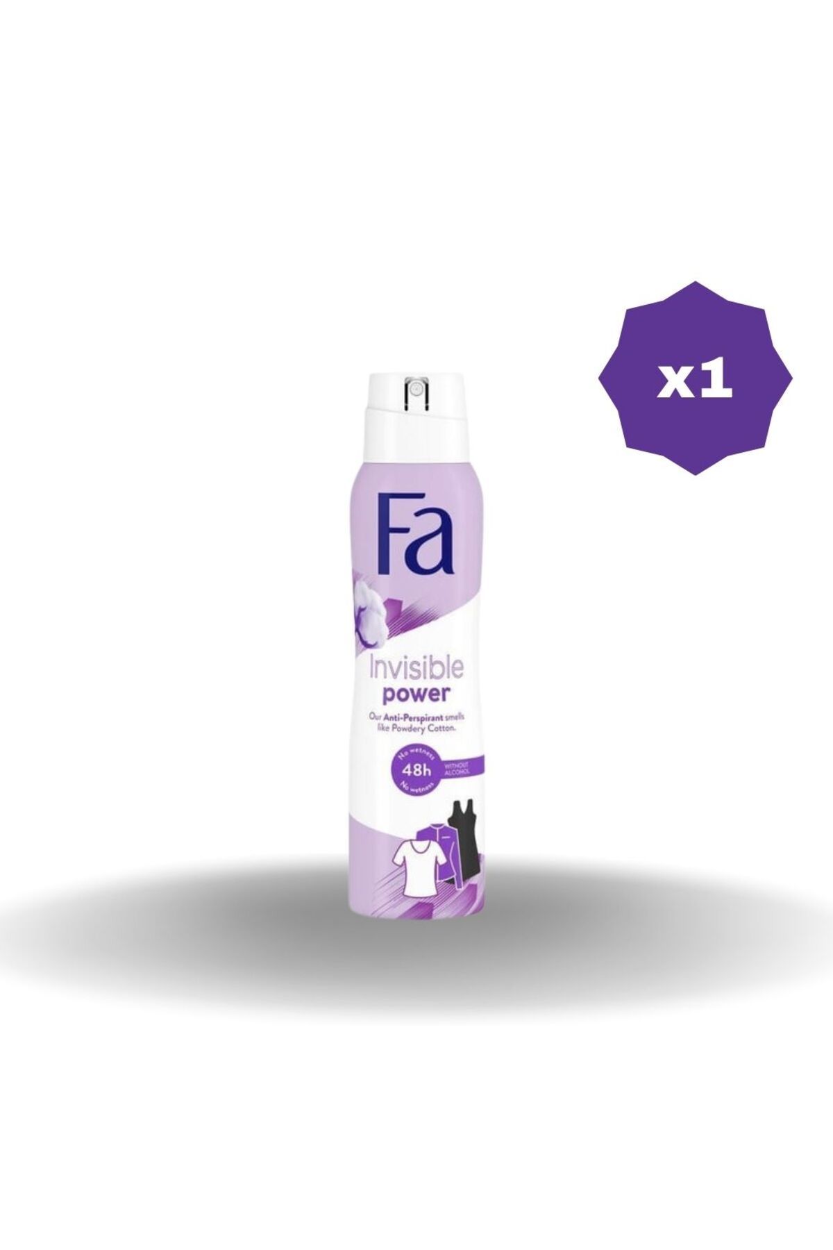 Fa DEO WOMEN INVISIBLE POWER 150 ML- (1 ADET)