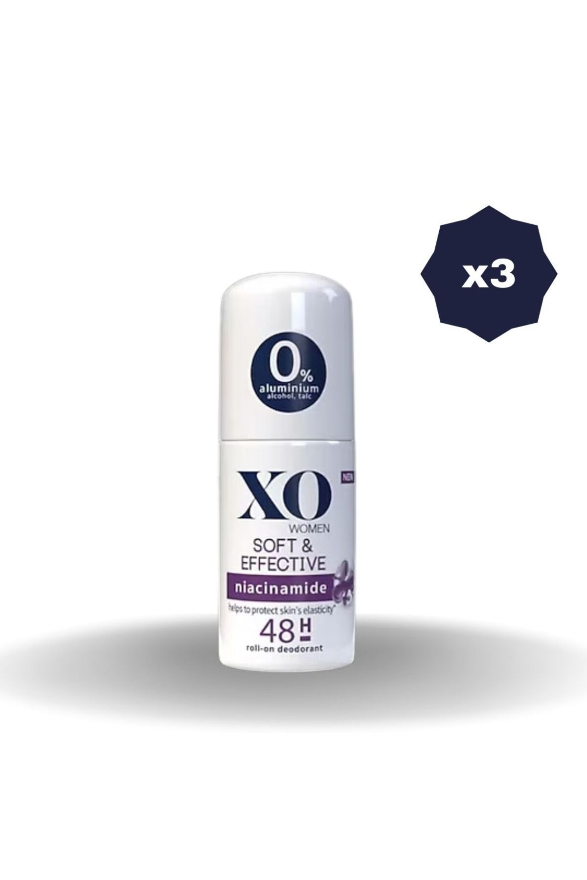 Xo ROLL-ON SOFT&EFFECTIVE WMN 50 ML -(3 ADET)