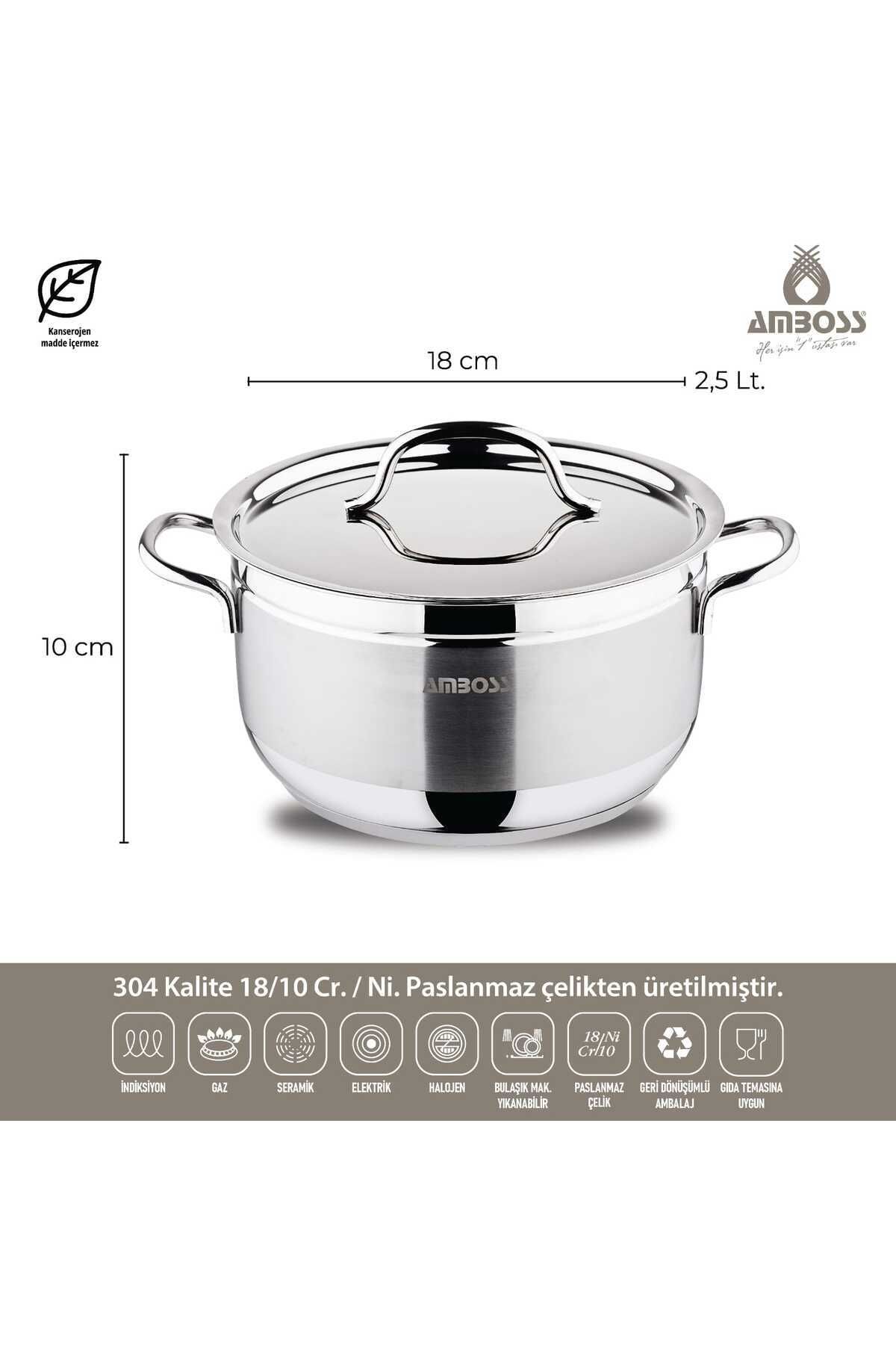 Amboss-10 Piece Stainless Steel Cookware Set 3