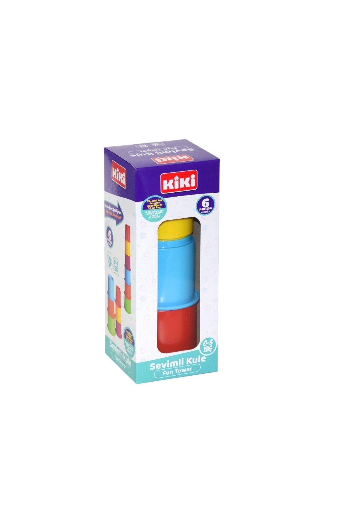 مجموعه آموزشی و تقویت‌کننده هوش Puzzle Bultak Cube + Cute Cup Tower