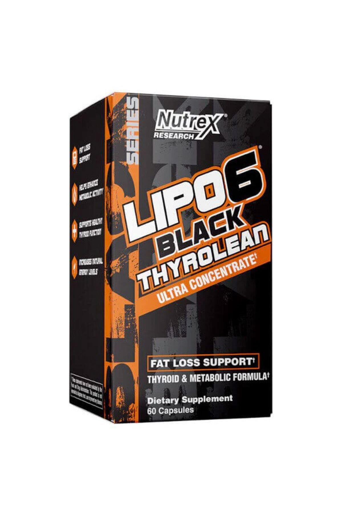 Nutrex Lipo6 Black Thyrolean Fat burner 60 Caps