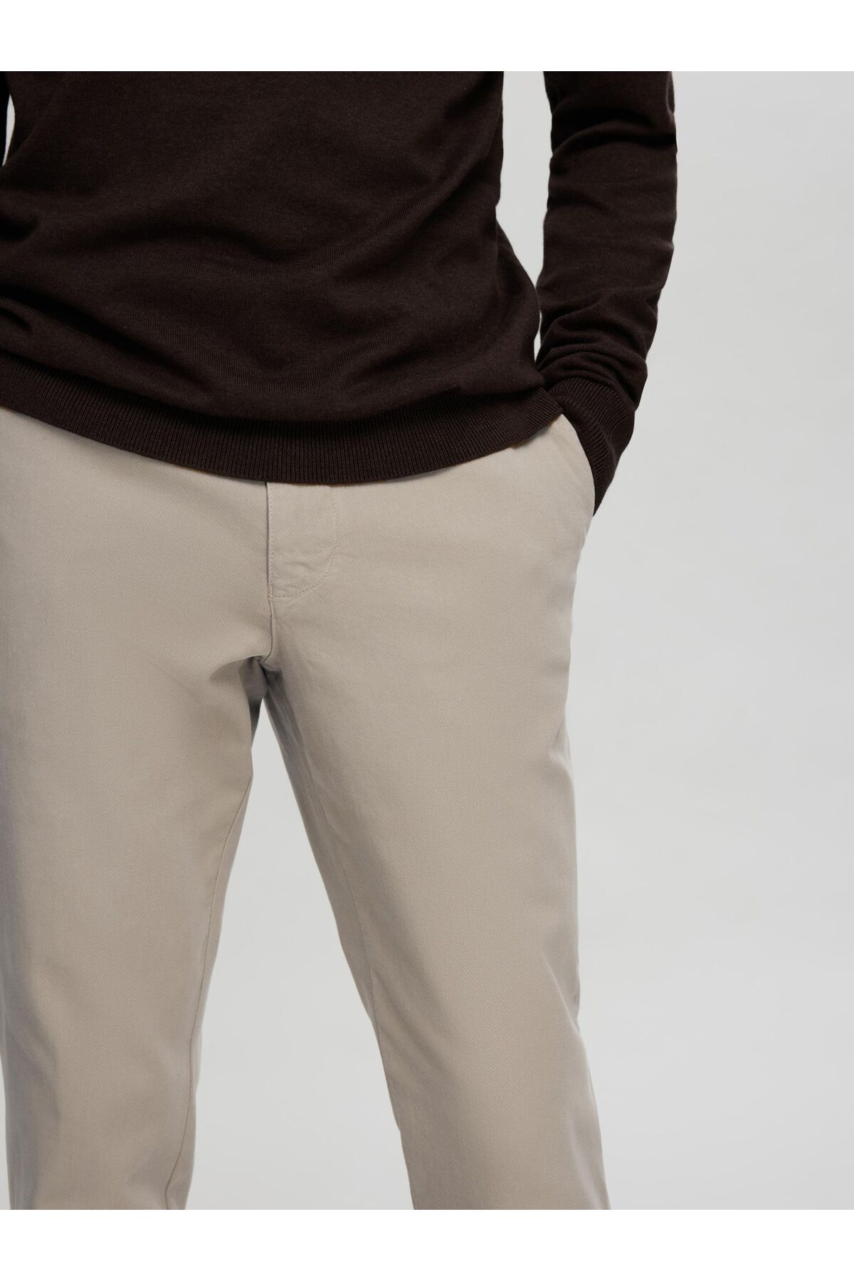 Selected Homme-Chino 175 Texturierte Slim Fit 5
