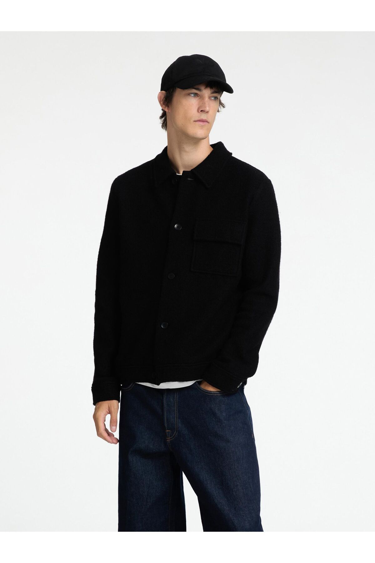Selected Homme-Shacket 100% Woll 1