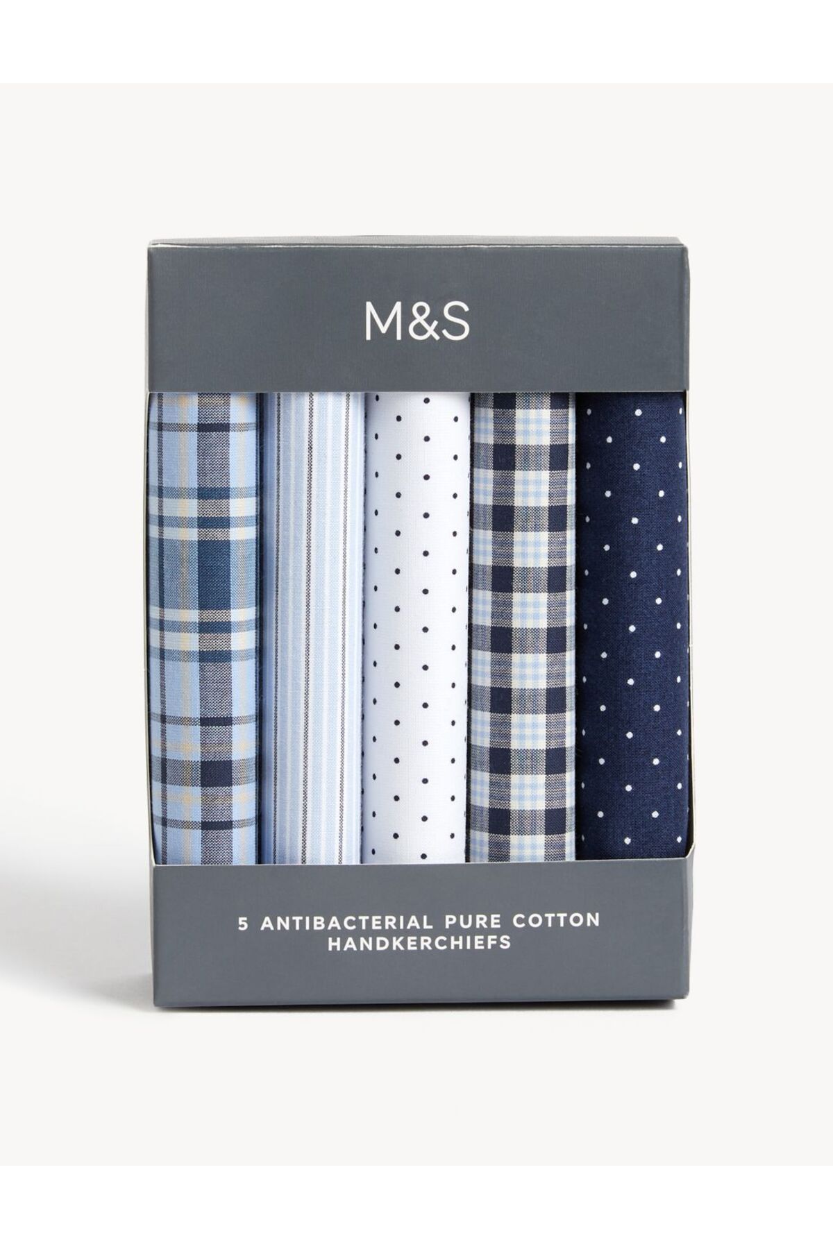 ست دستمال مرطوب 5 تکه پنبه خالص Marks & Spencer