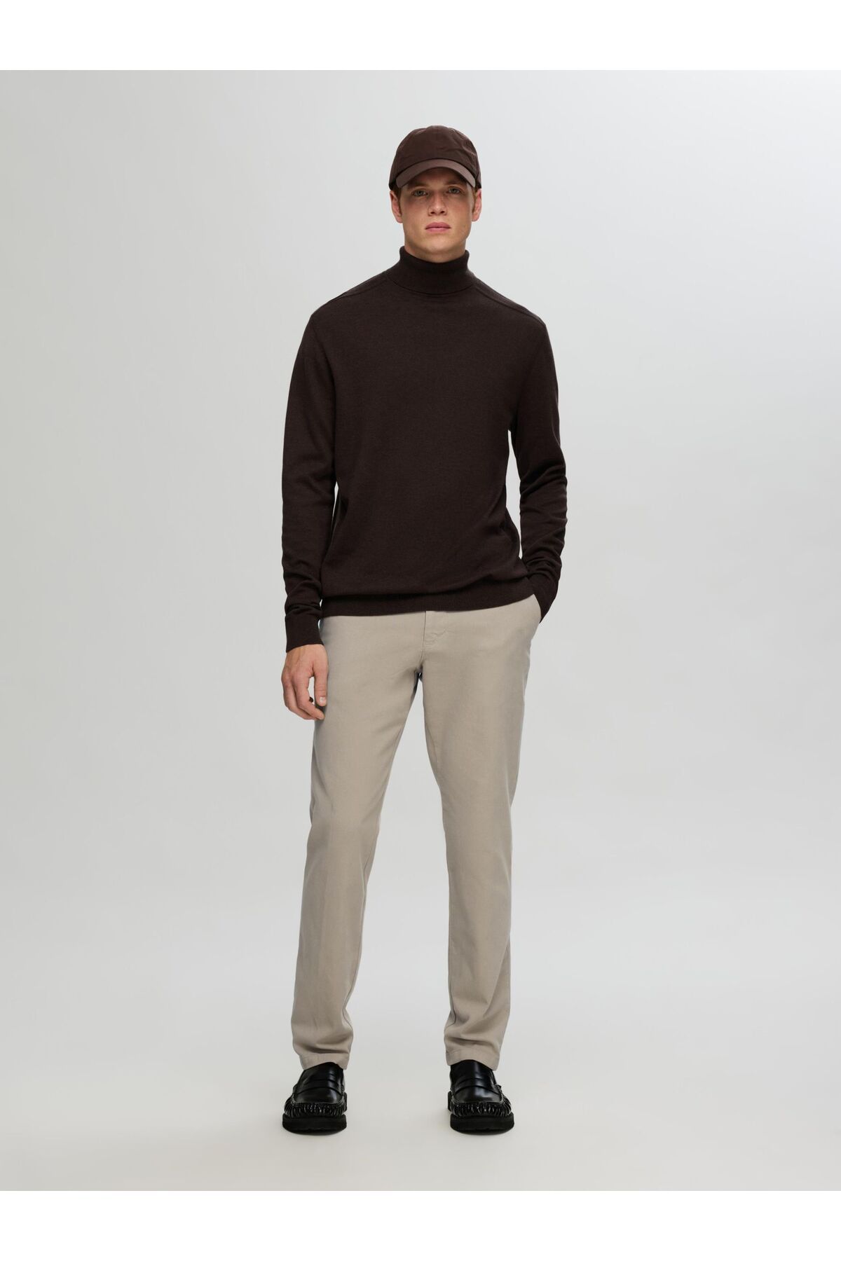 Selected Homme-Chino 175 Texturierte Slim Fit 4