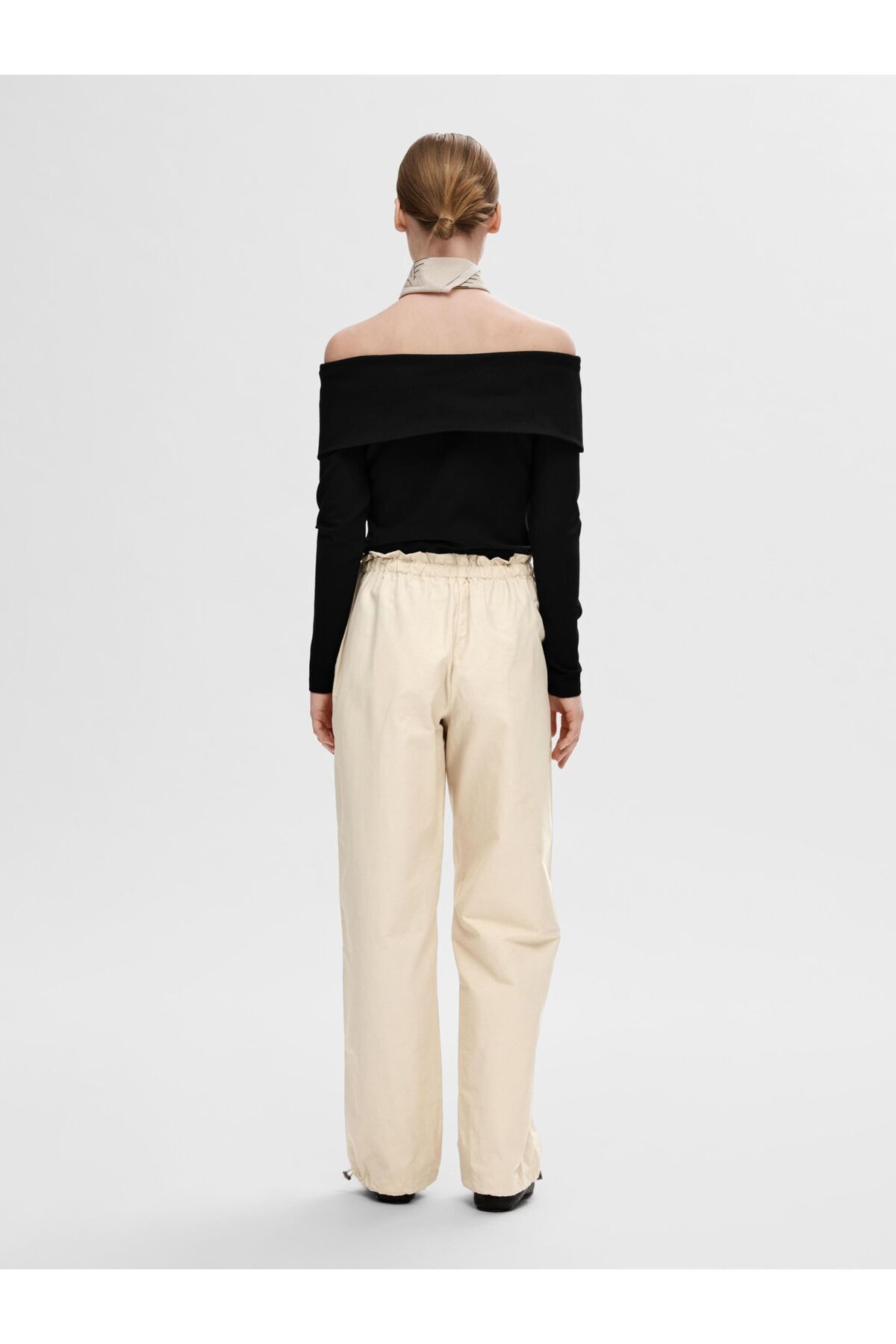 Selected Femme-Off Shoulder Top Langärmeliges 3