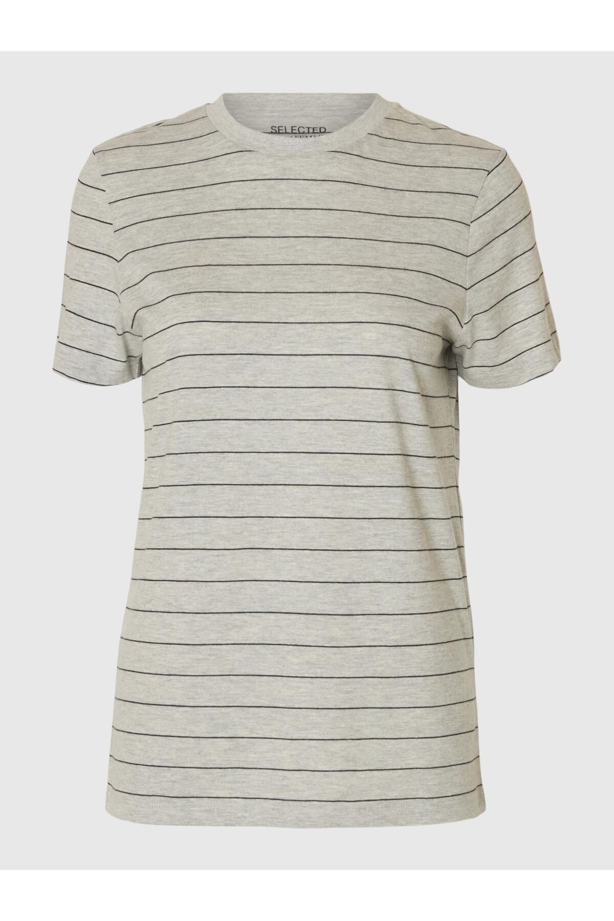 Selected Femme-T-Shirt Gestreiftes Baumwoll 2