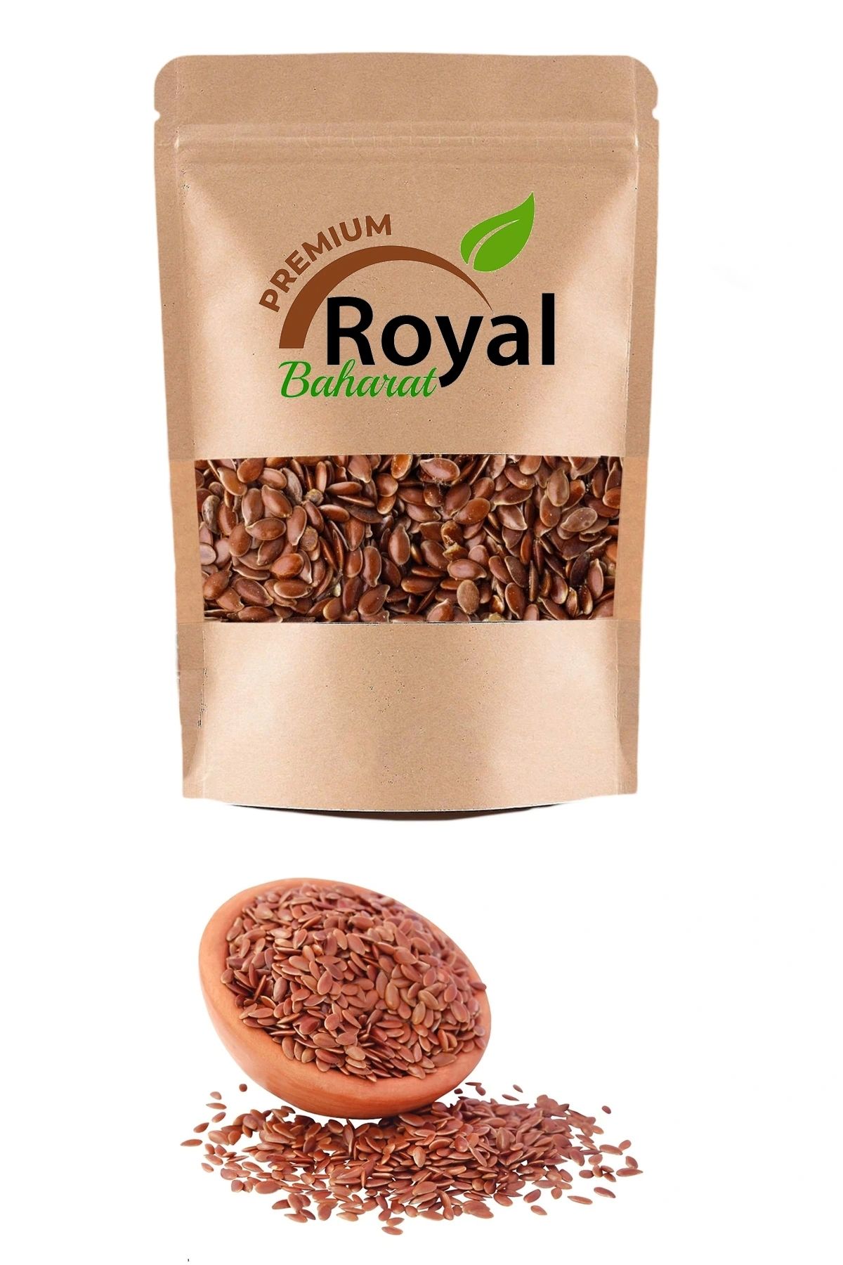 ROYAL BAHARAT Keten Tohumu Deluxe Seri Organik Lezzetli 200 Gr